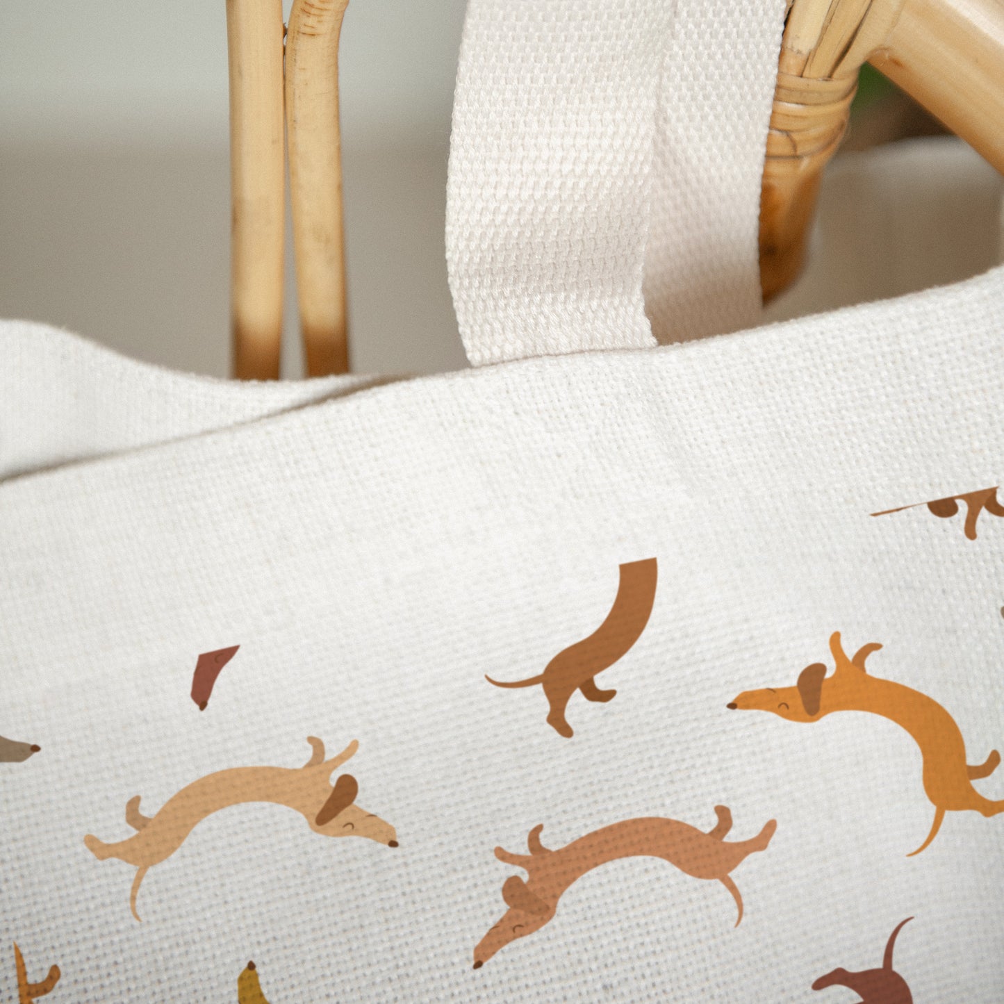 Tote bag Naissance Anse en toile Hot Dog photo N° 3