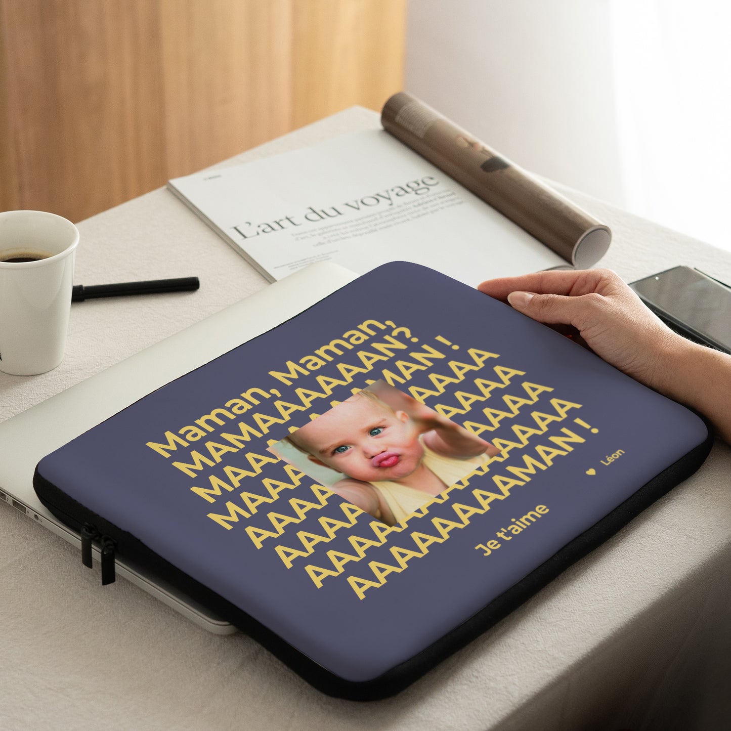 Housse portable Objets 15 pouces Mamaaaan! photo N° 2