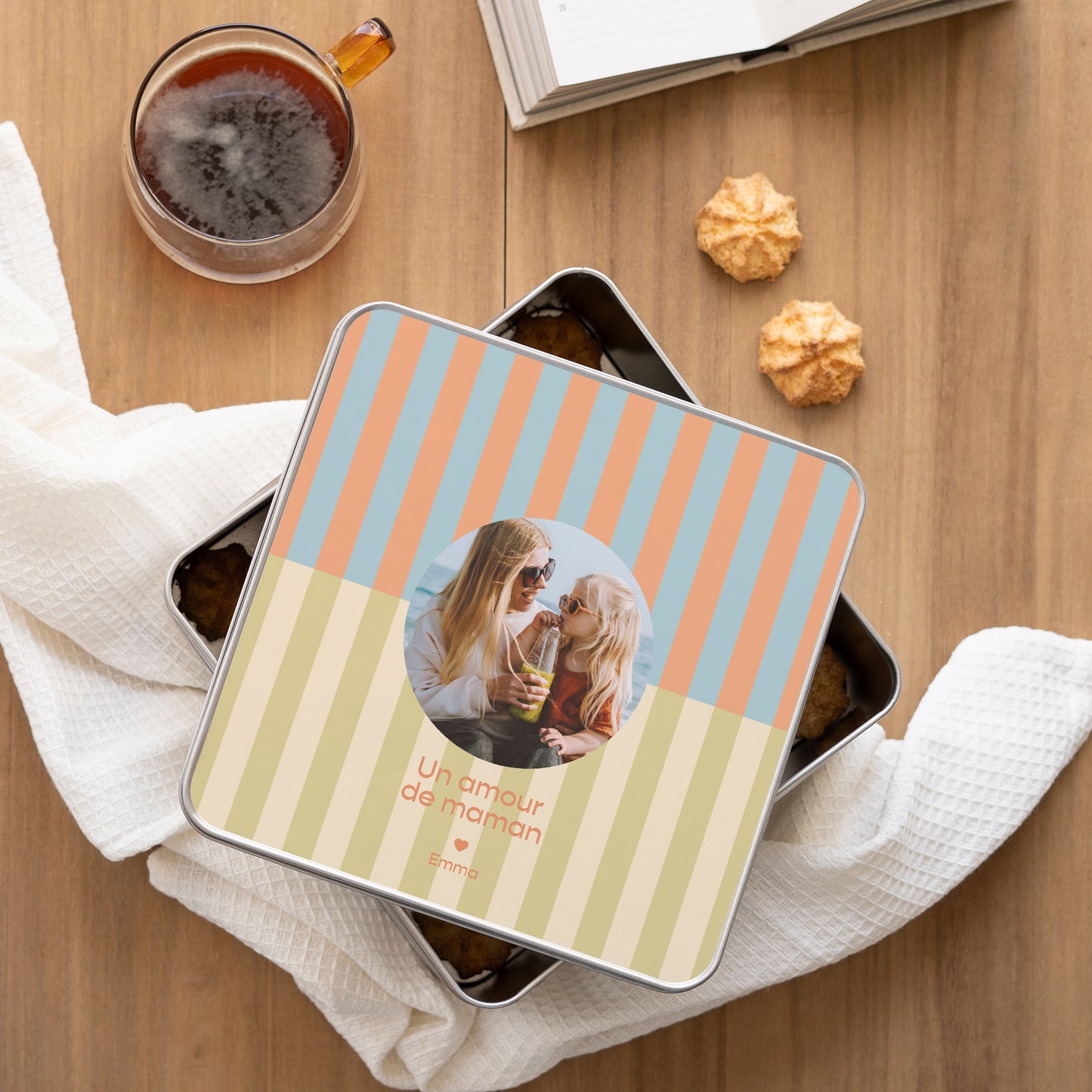 Boite métallique Objets Carrée Riviera photo N° 1