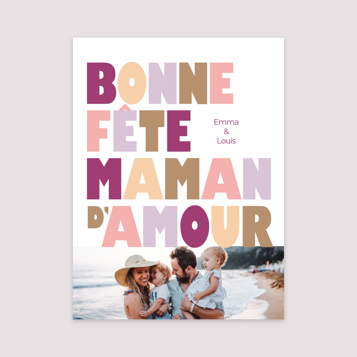 Affiche Portrait 30 x 40 cm Loving mom photo N° 2