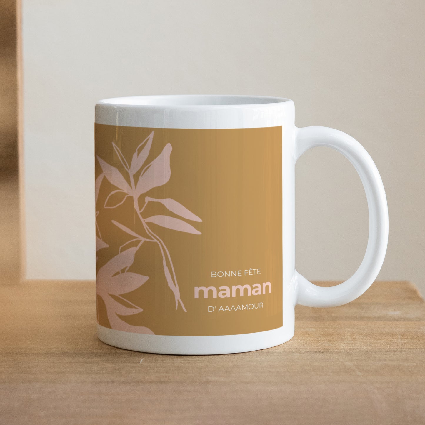 Mug Objets Blanc Feuillage & Tendresse photo N° 1