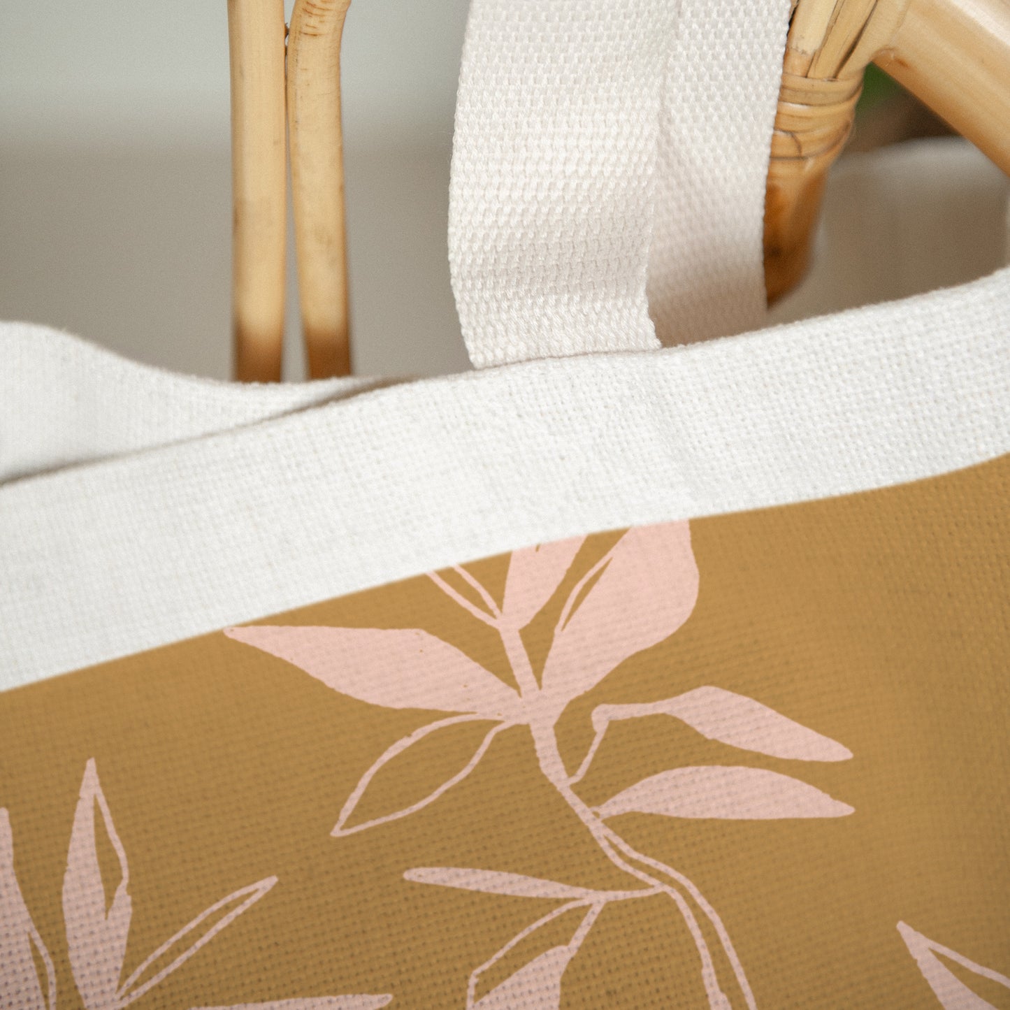 Tote bag Objets Anse en toile Feuillage & Tendresse photo N° 3
