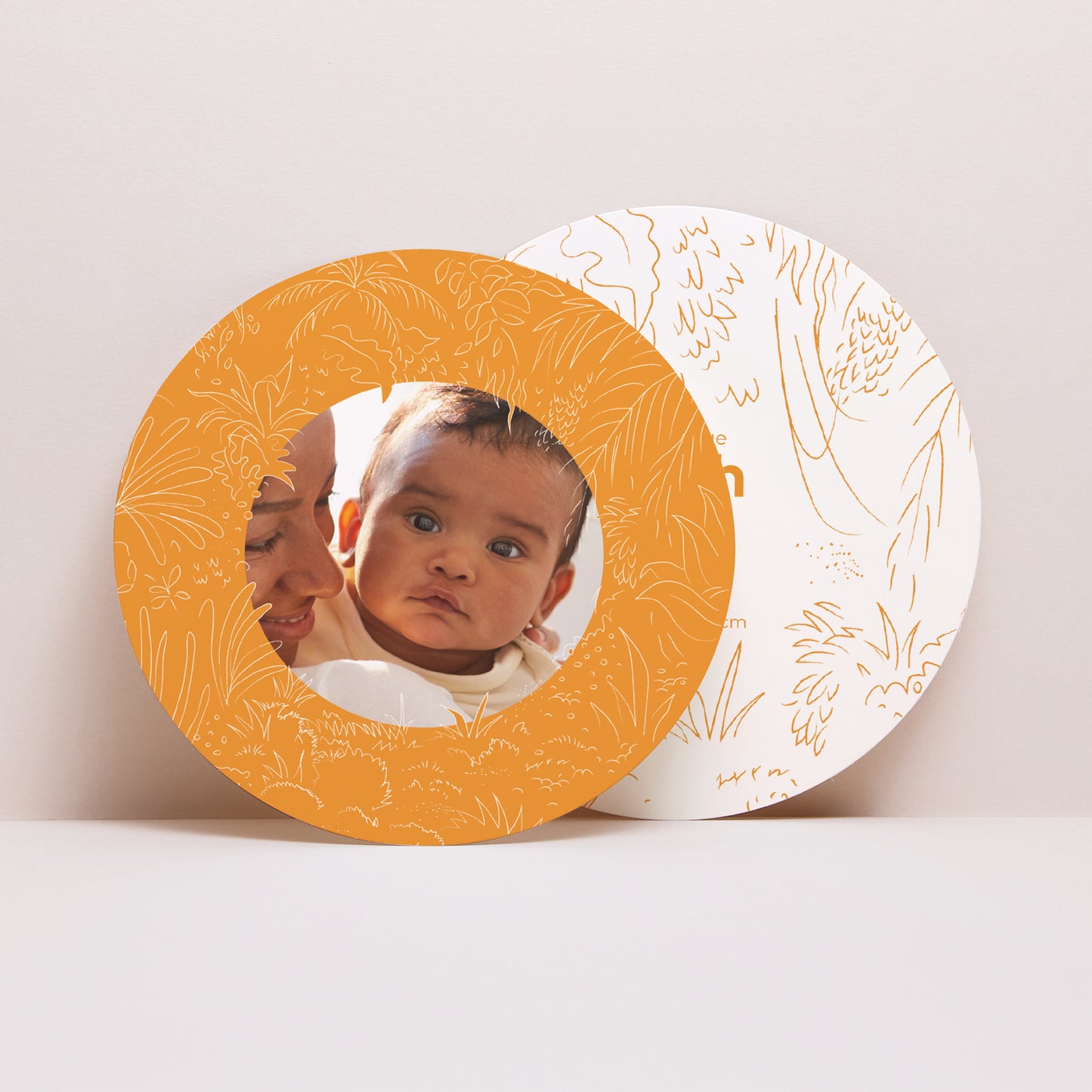 Faire-part Naissance Pochette disque La forêt photo N° 4