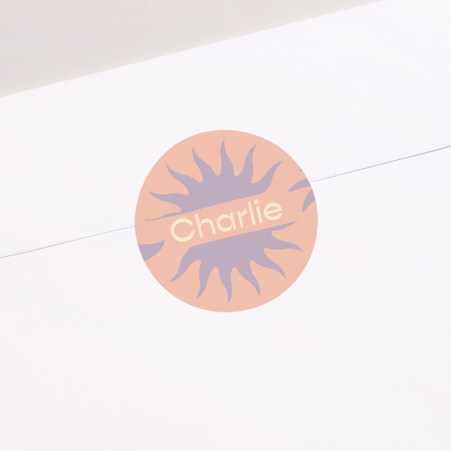 Sticker Naissance Rond Rayon de soleil photo N° 1
