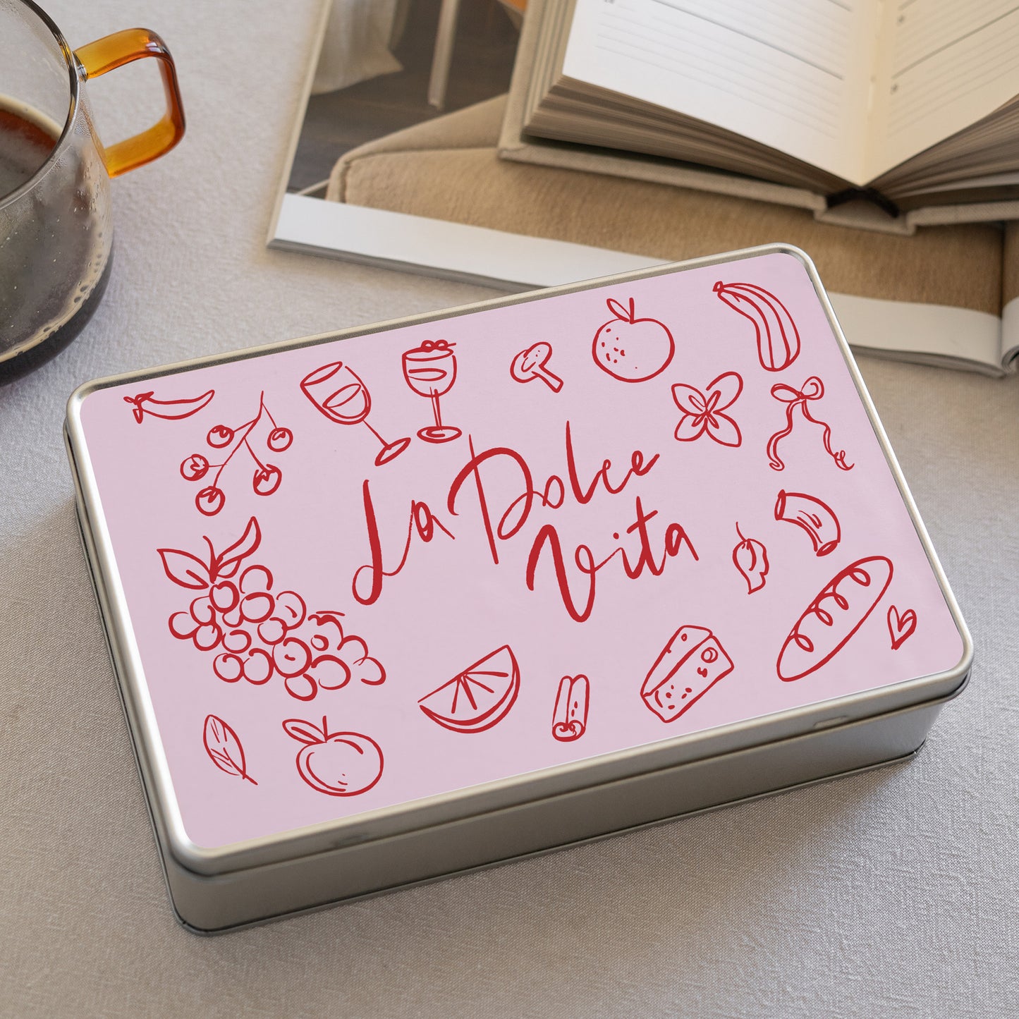 Boite métallique Objets Rectangle La Dolce Vita III photo N° 2