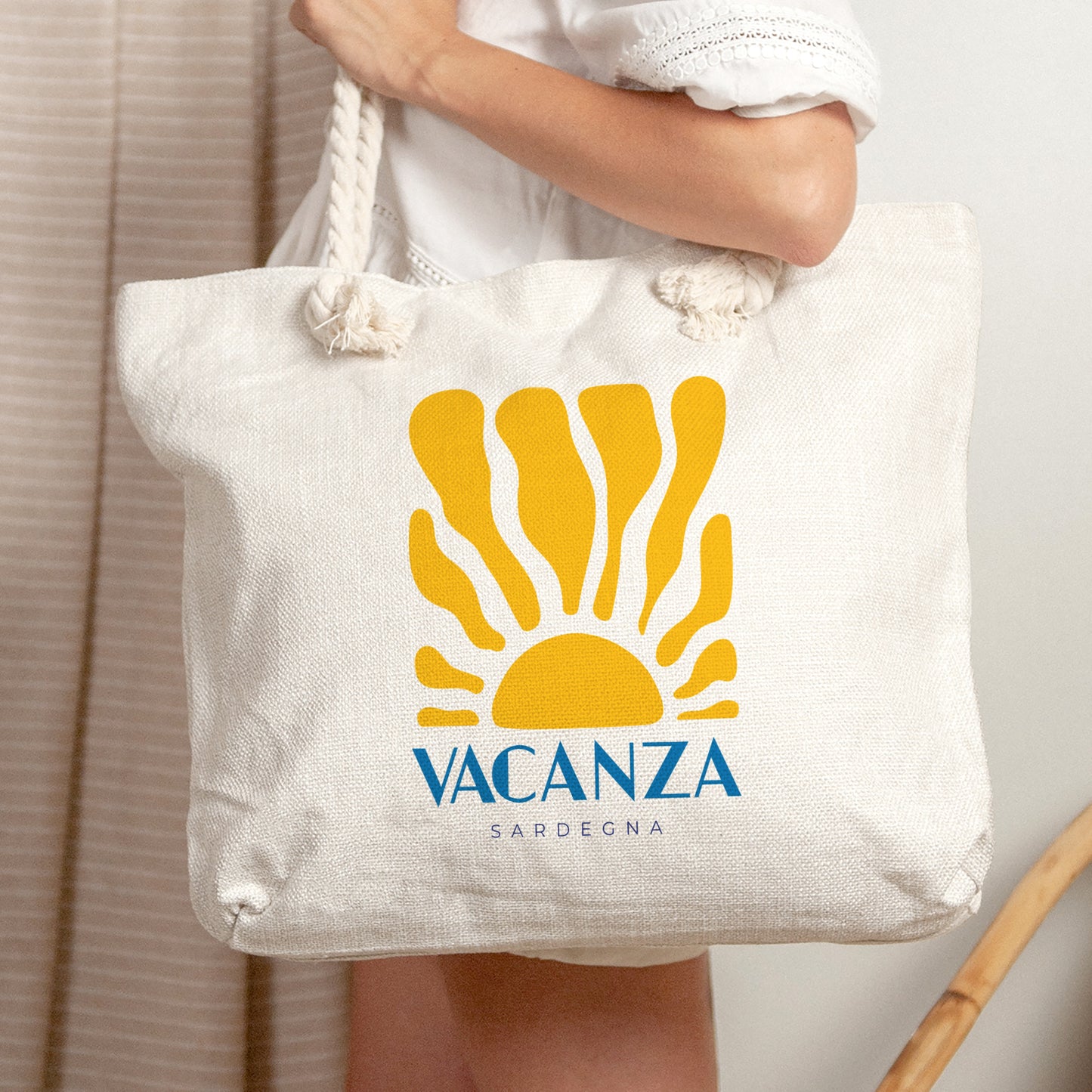 Sac cabas Objets Anse en corde Vacanza photo N° 2