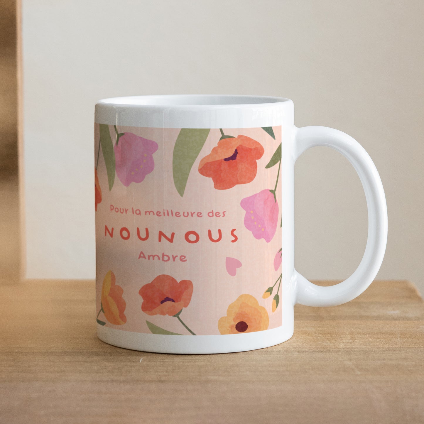Mug Objets Blanc Douceur de nounou photo N° 1
