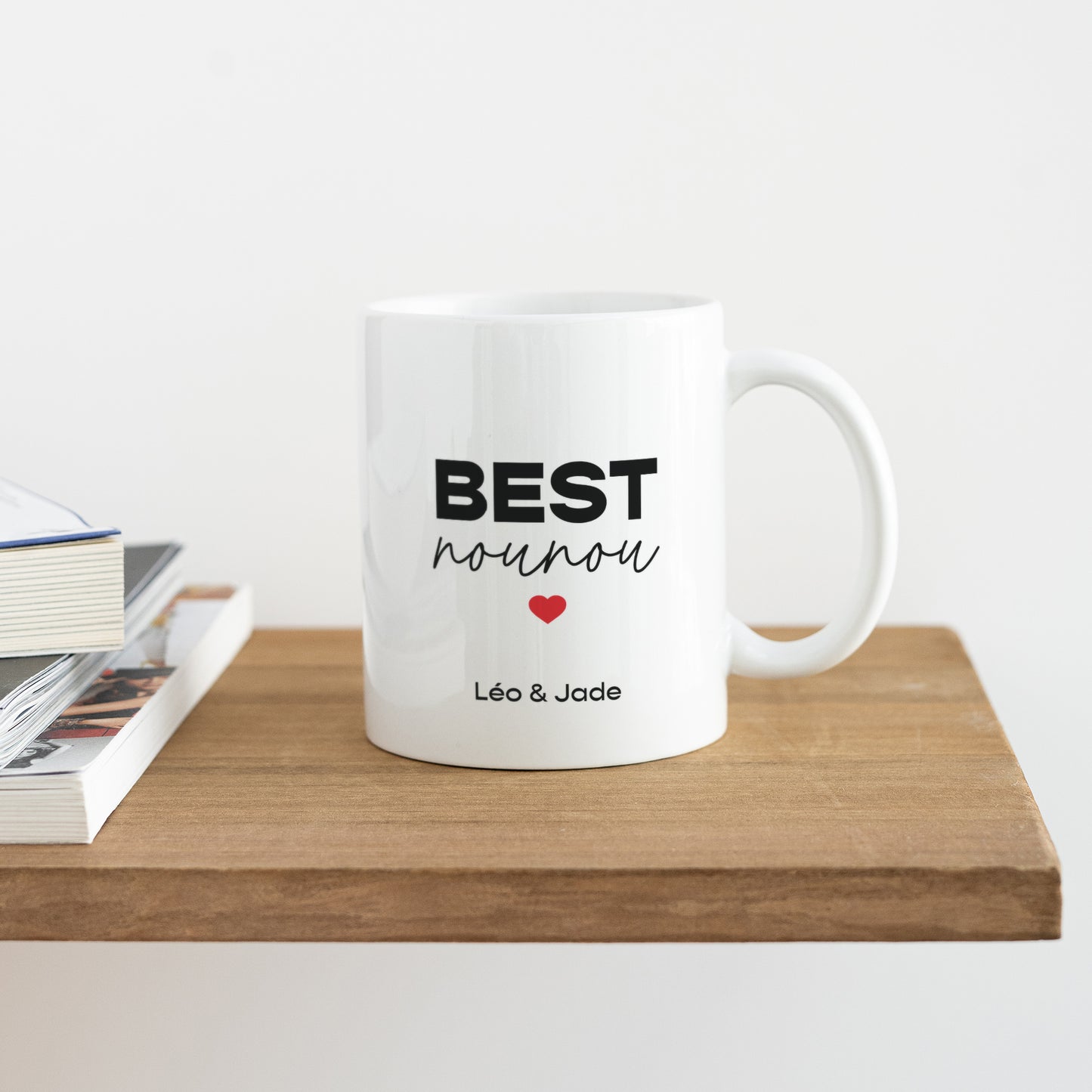 Mug Blanc Best Nounou photo N° 4