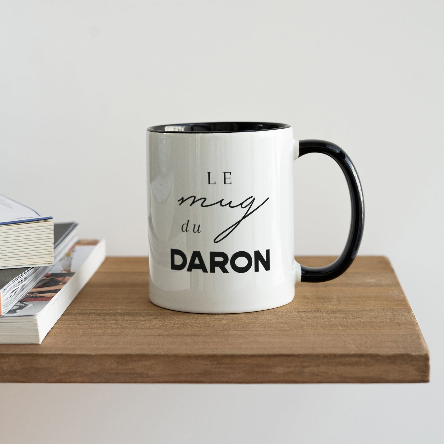 Mug Objets Noir Le Daron est là photo N° 4