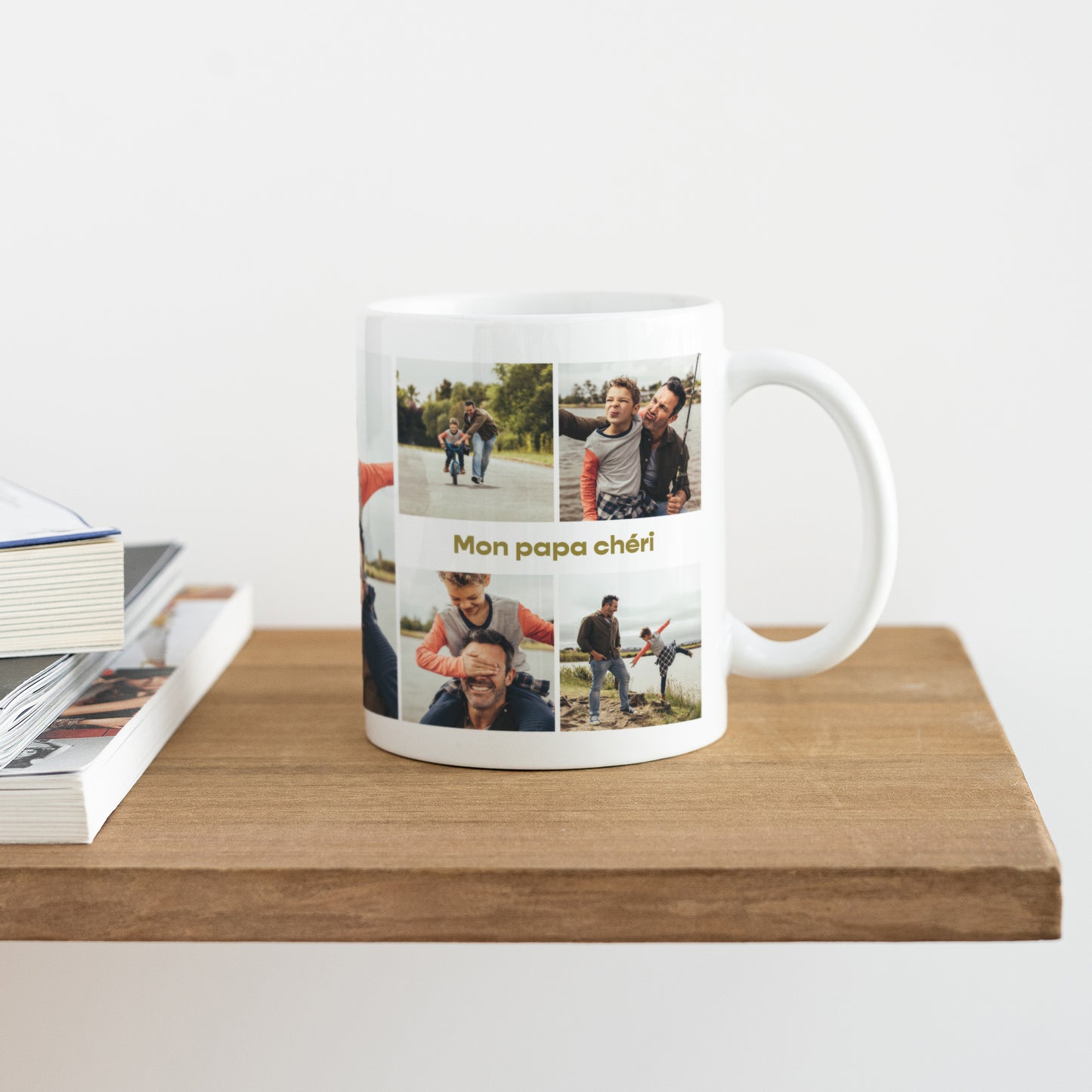 Mug Objets Blanc Moments avec Papa photo N° 4