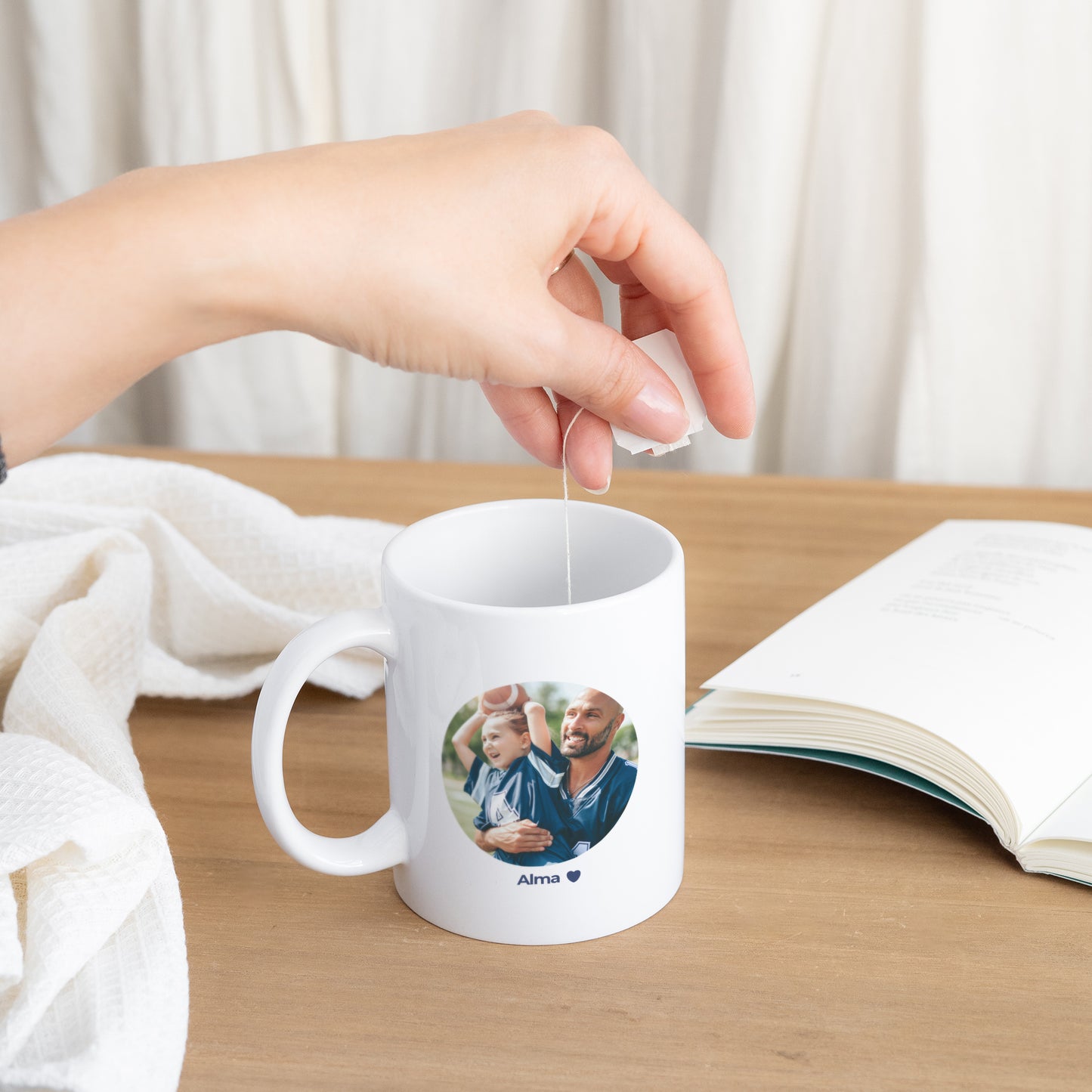 Mug Objets Blanc Coach Papa photo N° 3