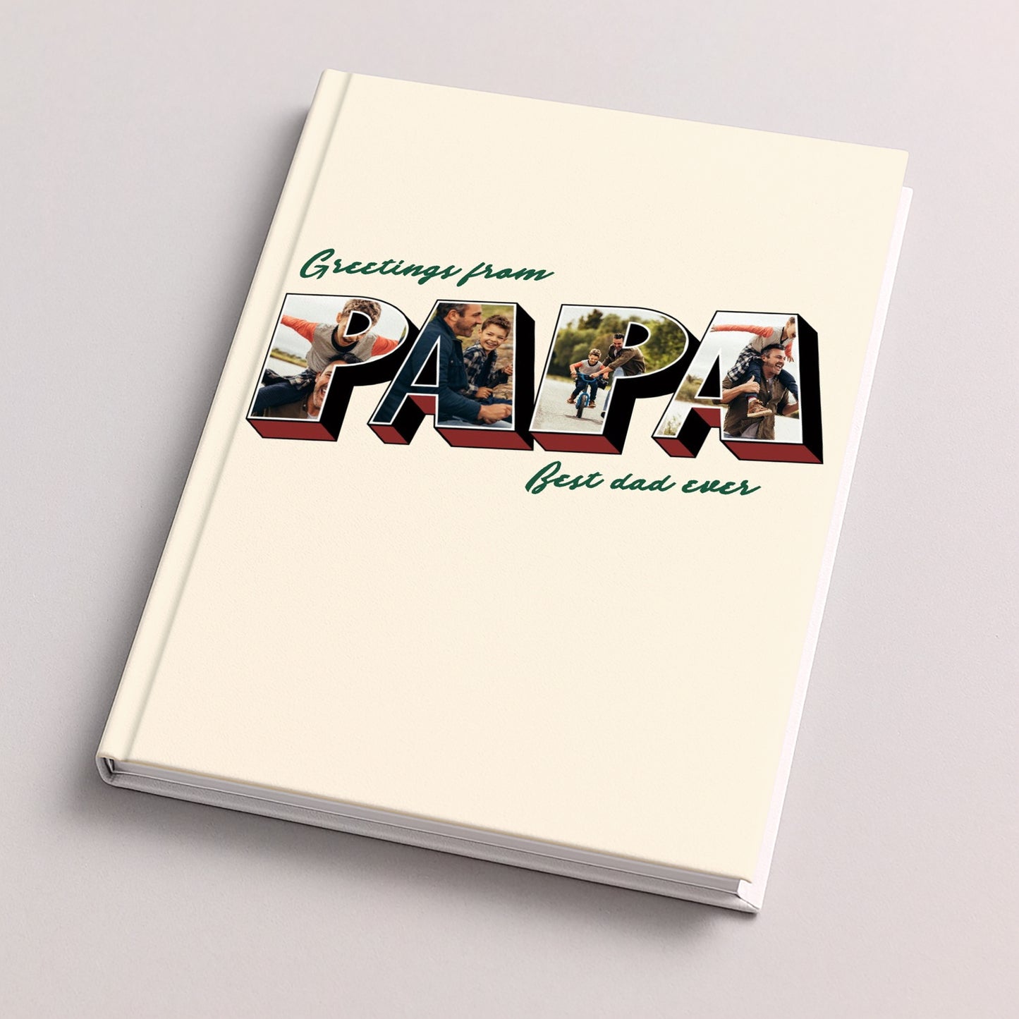 Album photo A4 portrait 48 pages Greetings from Papa photo N° 1