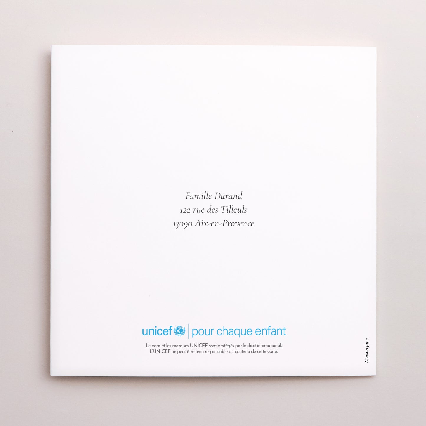 Faire-part Naissance Carré double volet Portrait de naissance photo N° 3