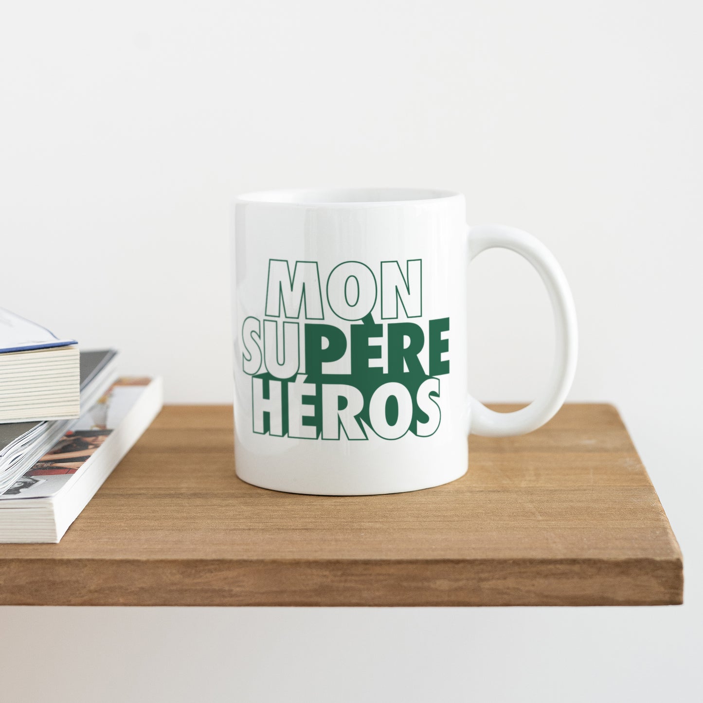 Mug Objets Blanc Mon Su-père héros photo N° 4