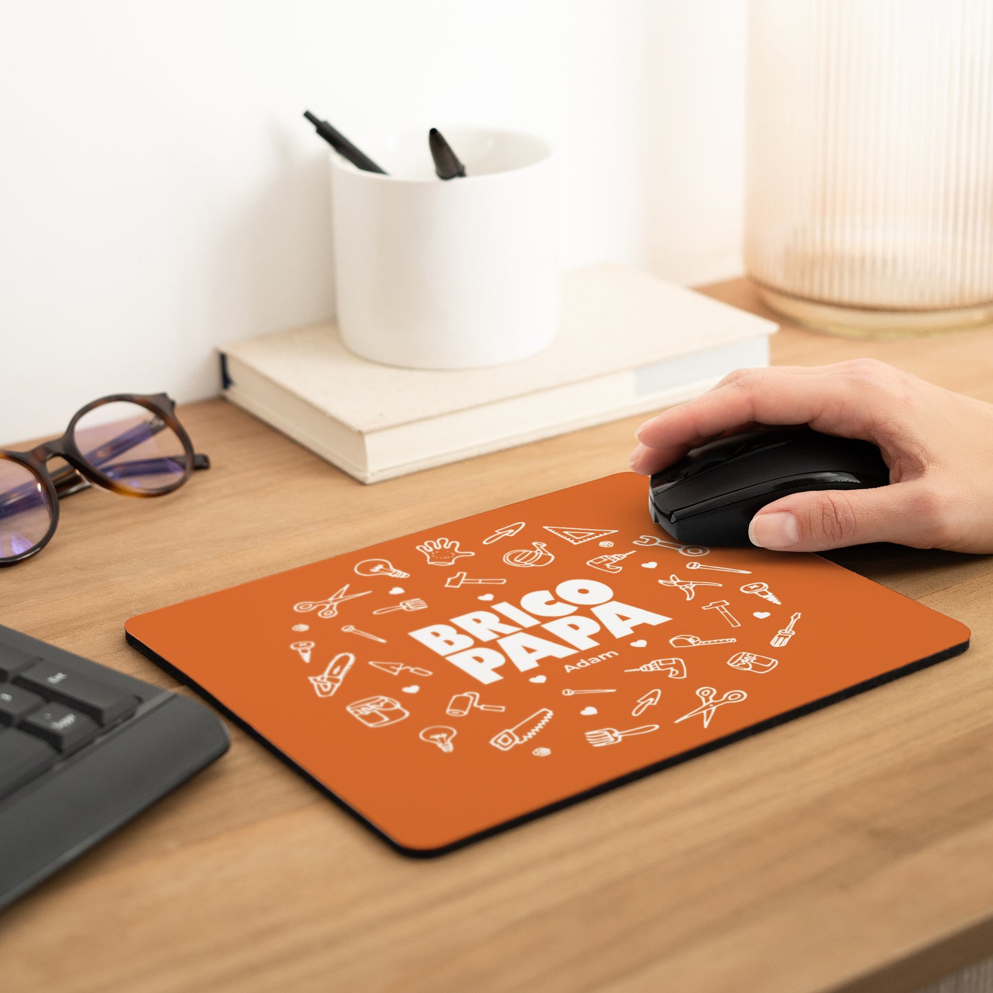 Tapis de souris Objets Rectangle Brico Papa photo N° 2