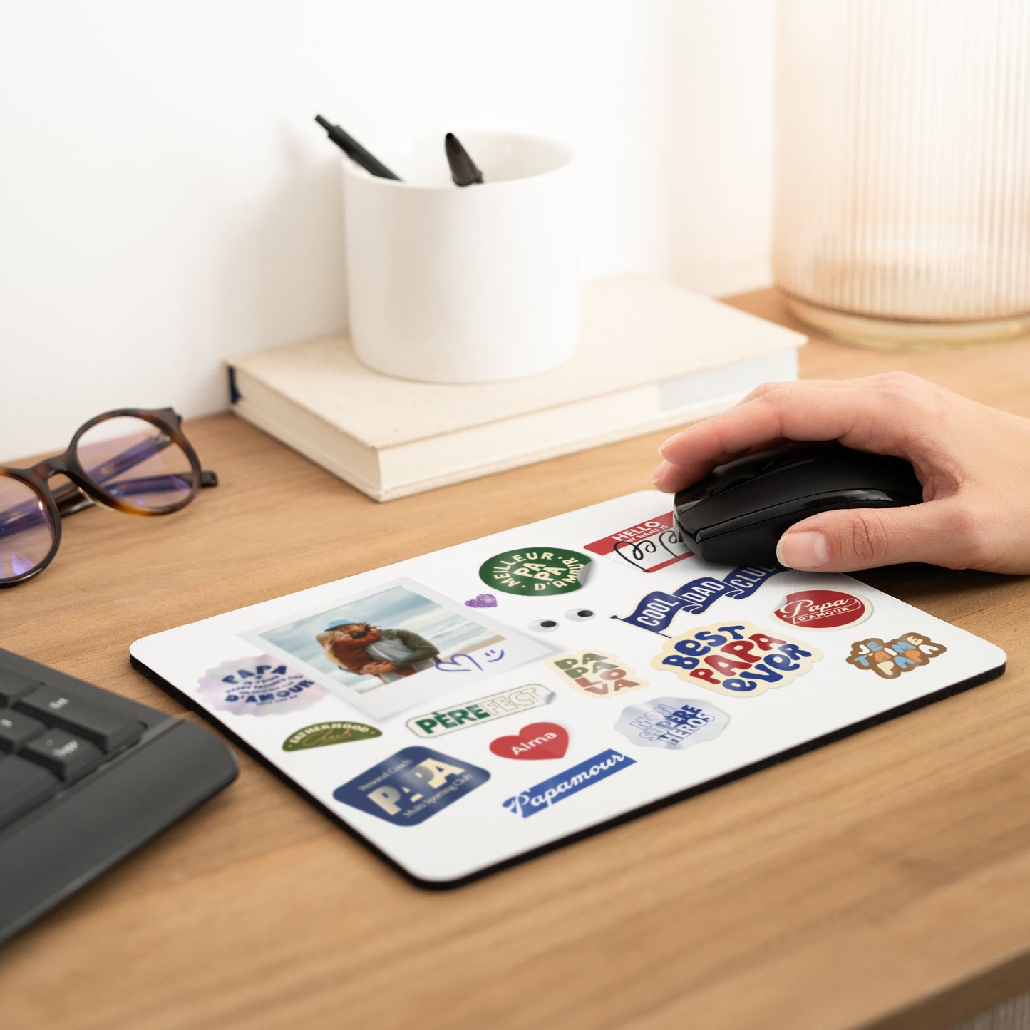 Tapis de souris Objets Rectangle Papatchwork d’Amour photo N° 2