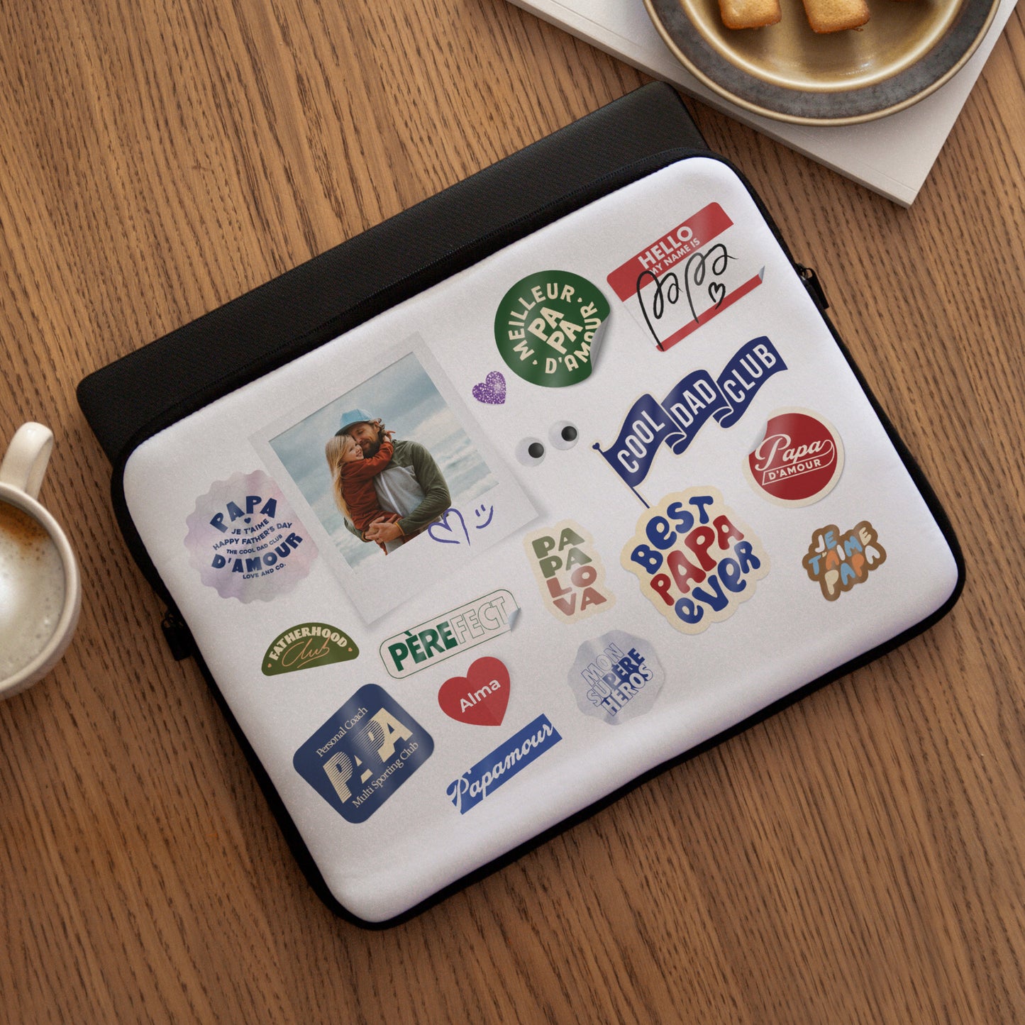 Housse ordinateur 15 pouces Papatchwork d’Amour photo N° 3