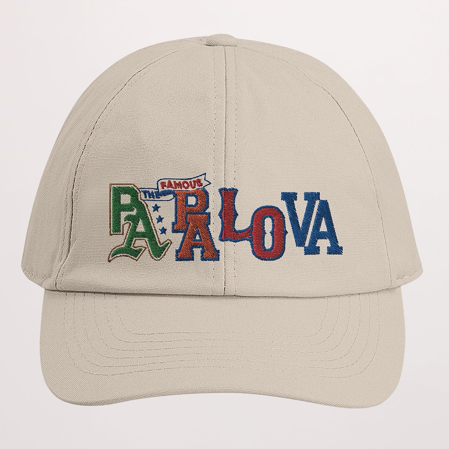 Casquette Brodée Beige Papa Lova league photo N° 2