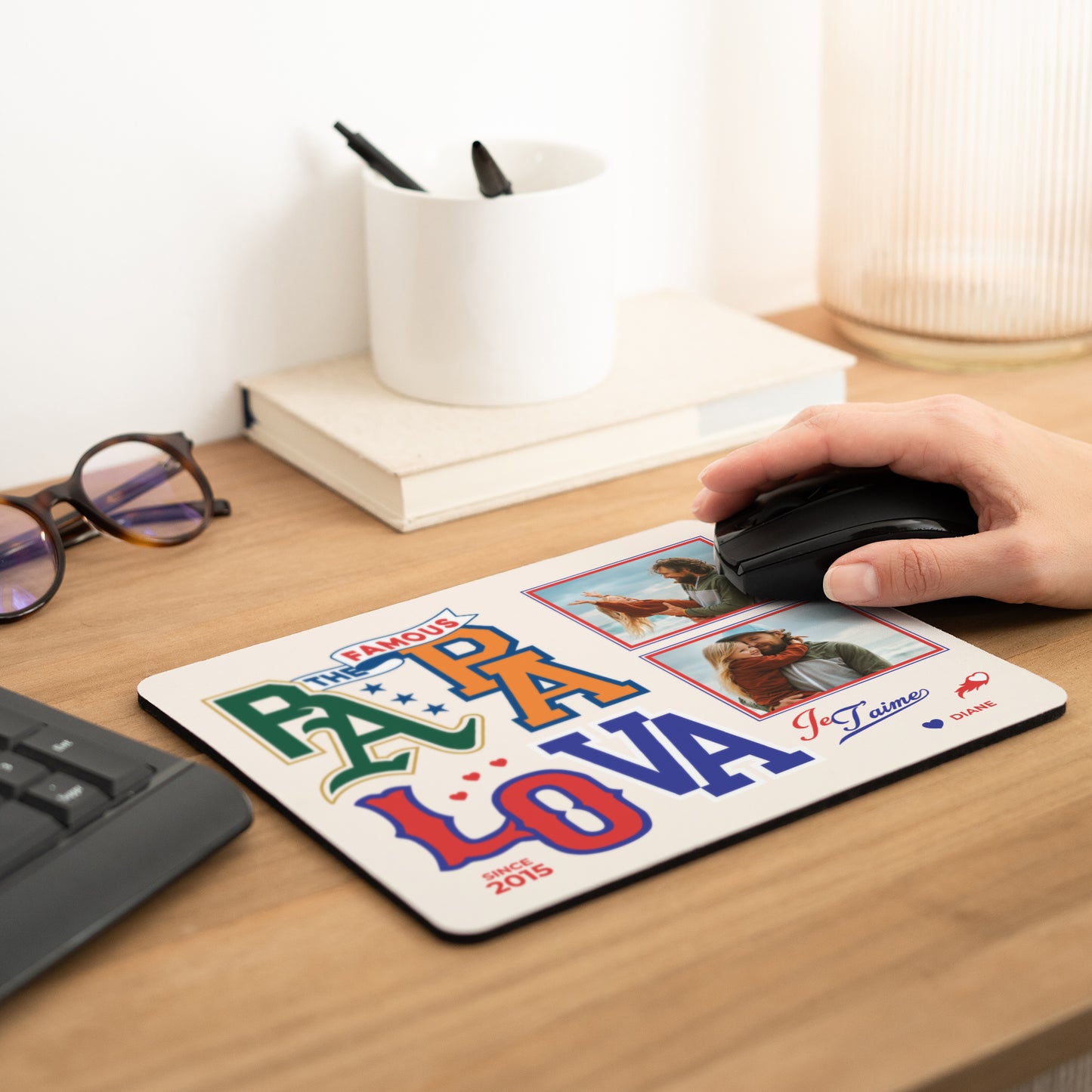 Tapis de souris Objets Rectangle Papa Lova league photo N° 2