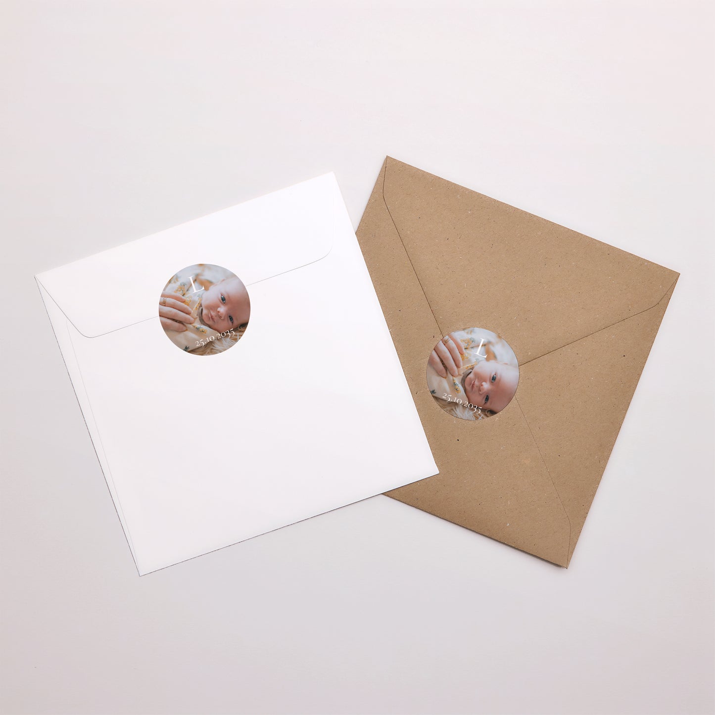 Sticker Naissance Rond Ton premier éclat photo N° 3