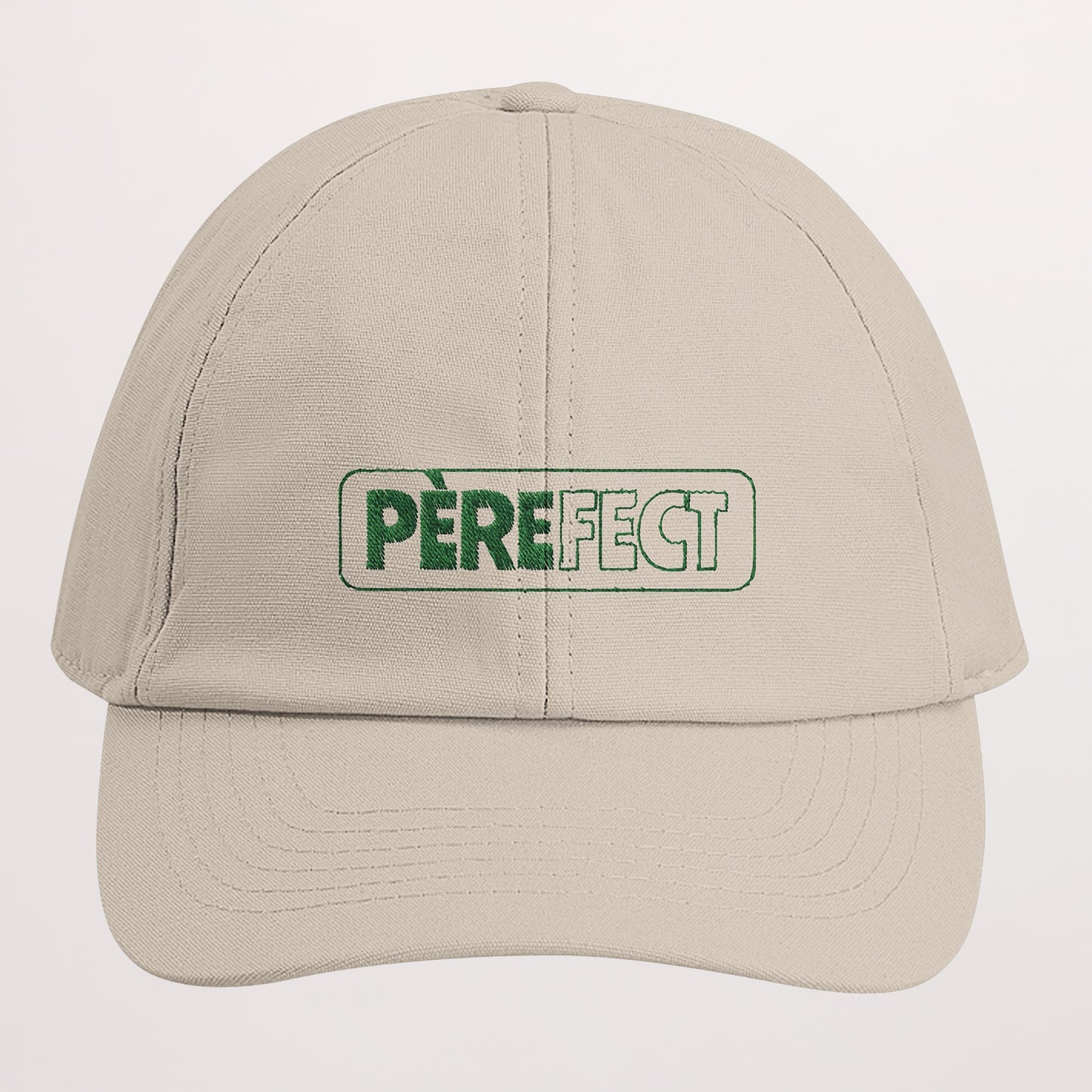 Casquette Brodée Beige Pèrefect photo N° 1