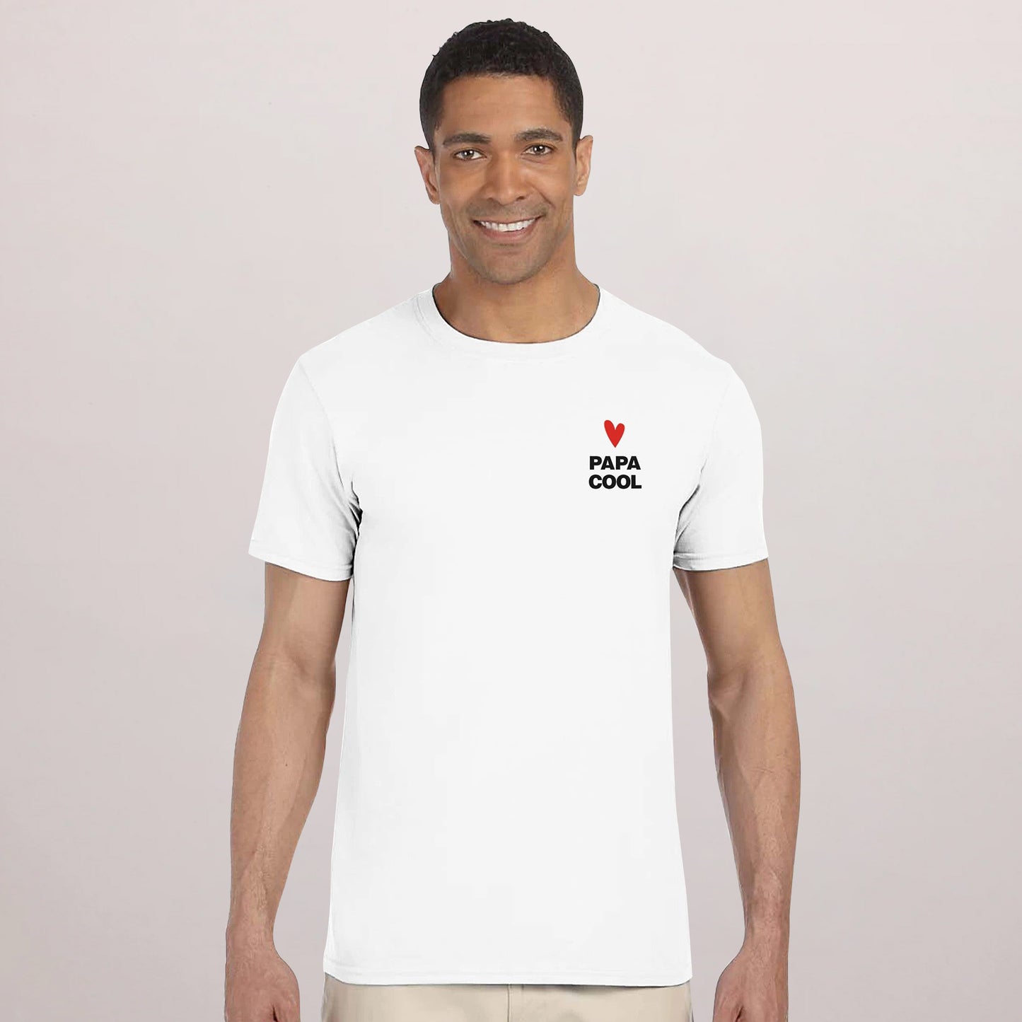 Tshirt Recto Blanc Papa cool II photo N° 1