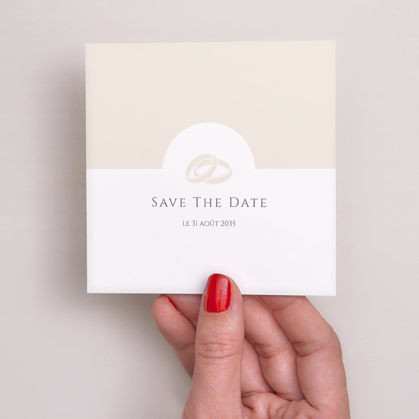 Save the date Mariage Carré Douce Harmonie photo N° 2