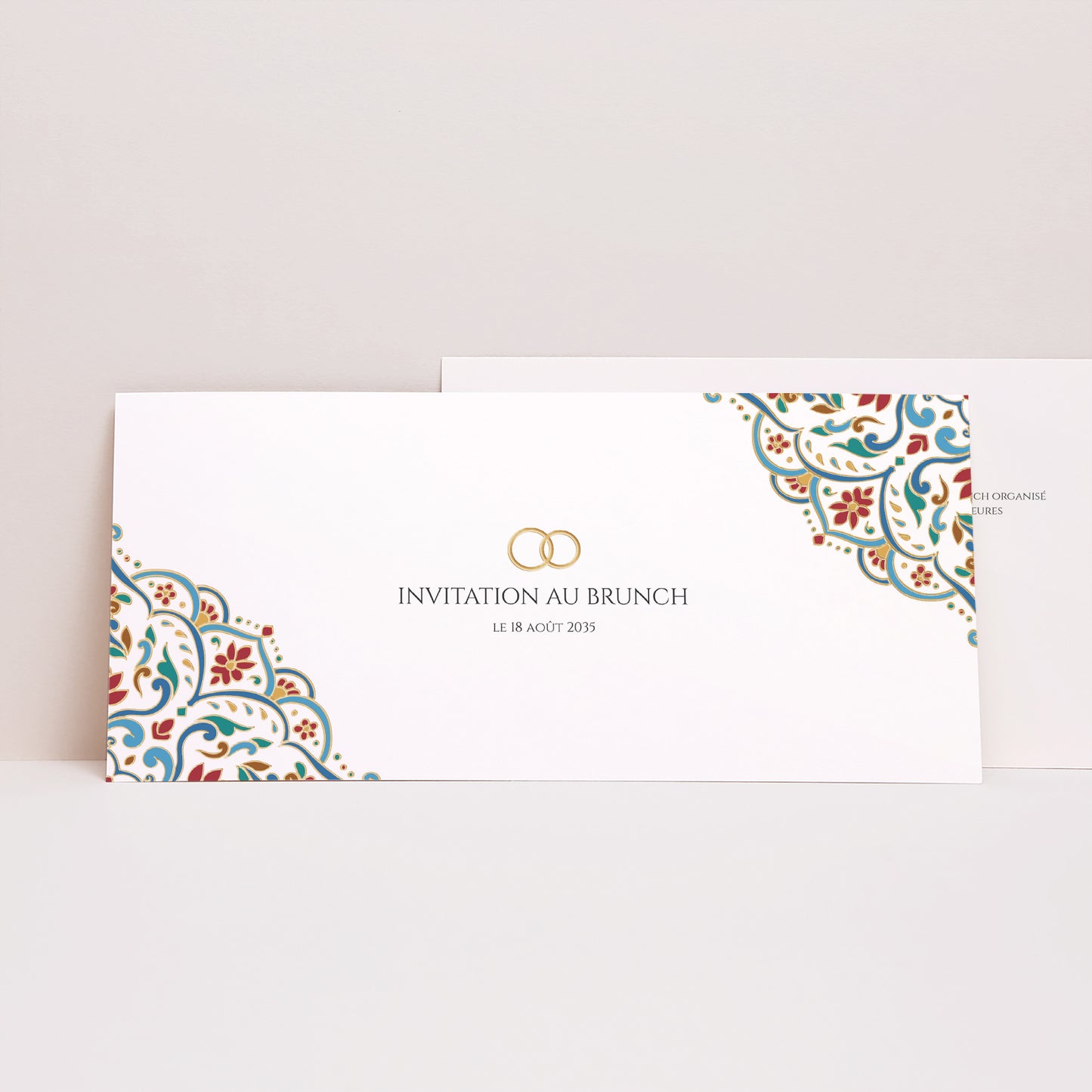 Invitations Mariage Panoramique paysage Amour d’Orient photo N° 1