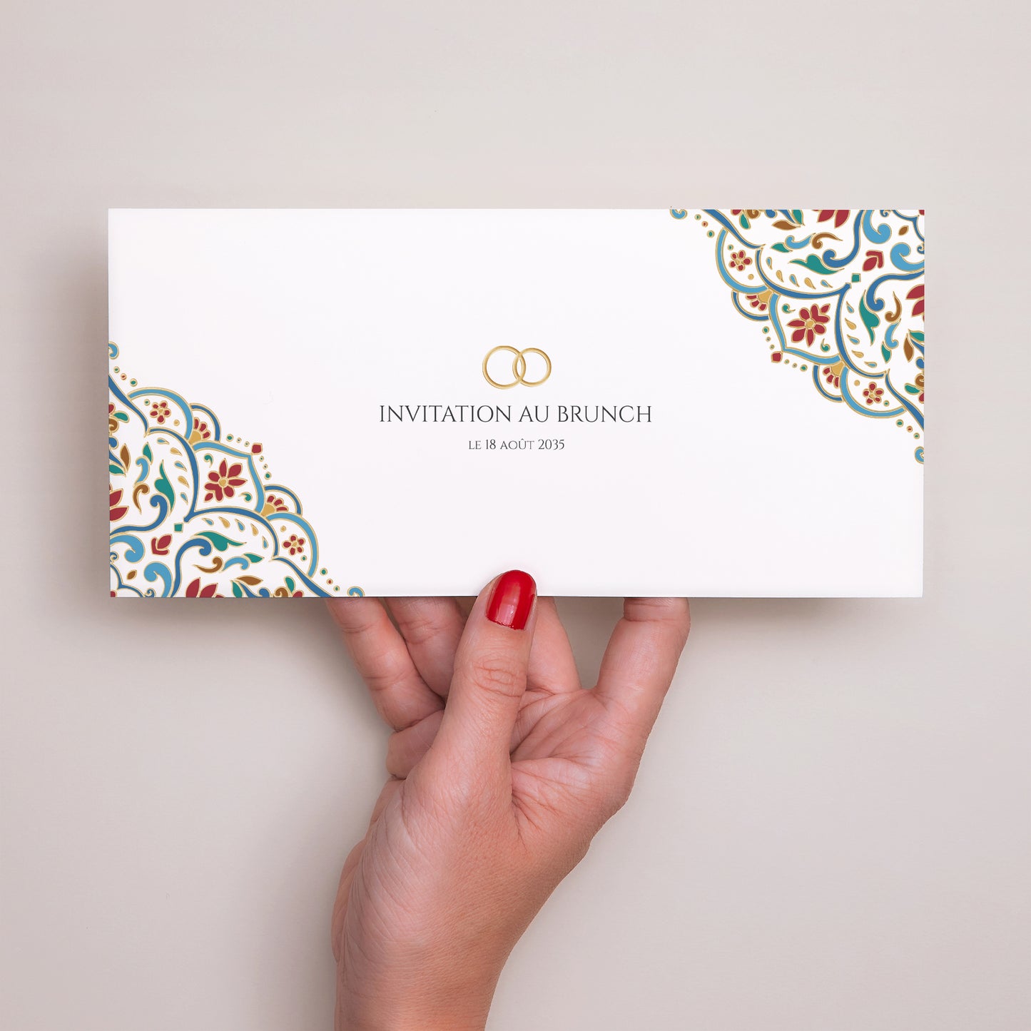 Invitations Mariage Panoramique paysage Amour d’Orient photo N° 3