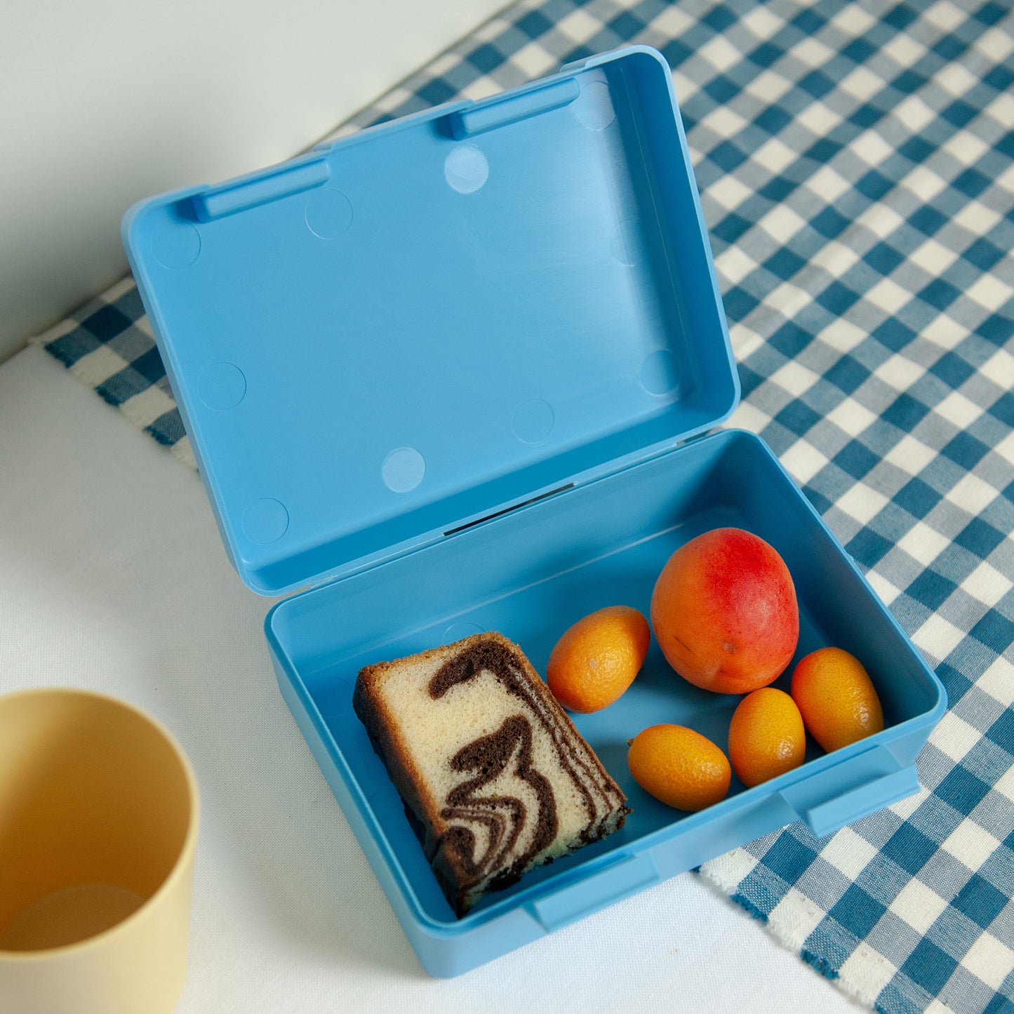 Boite goûter Bleue Monsieur biscuit & Cie photo N° 3