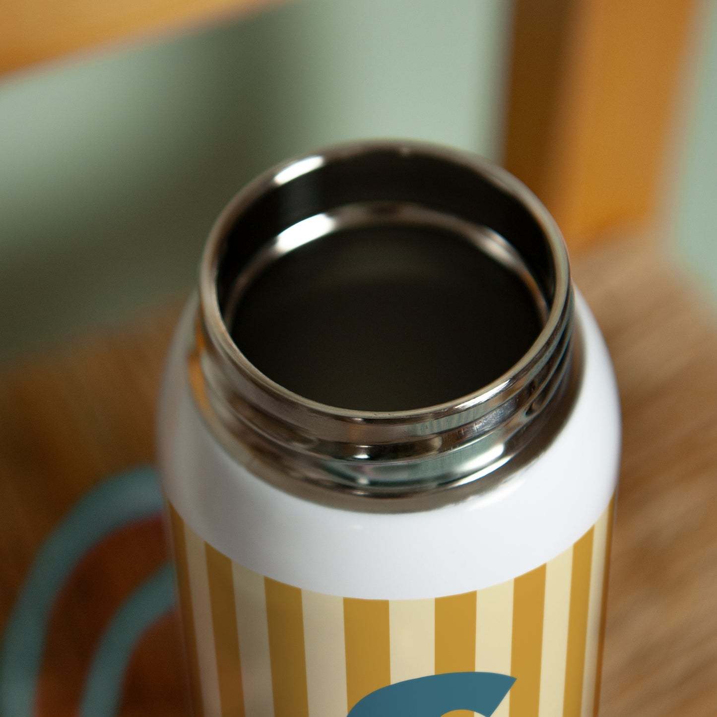 Gourde enfant Bleue, 32 cl Colorful stripes blue photo N° 5