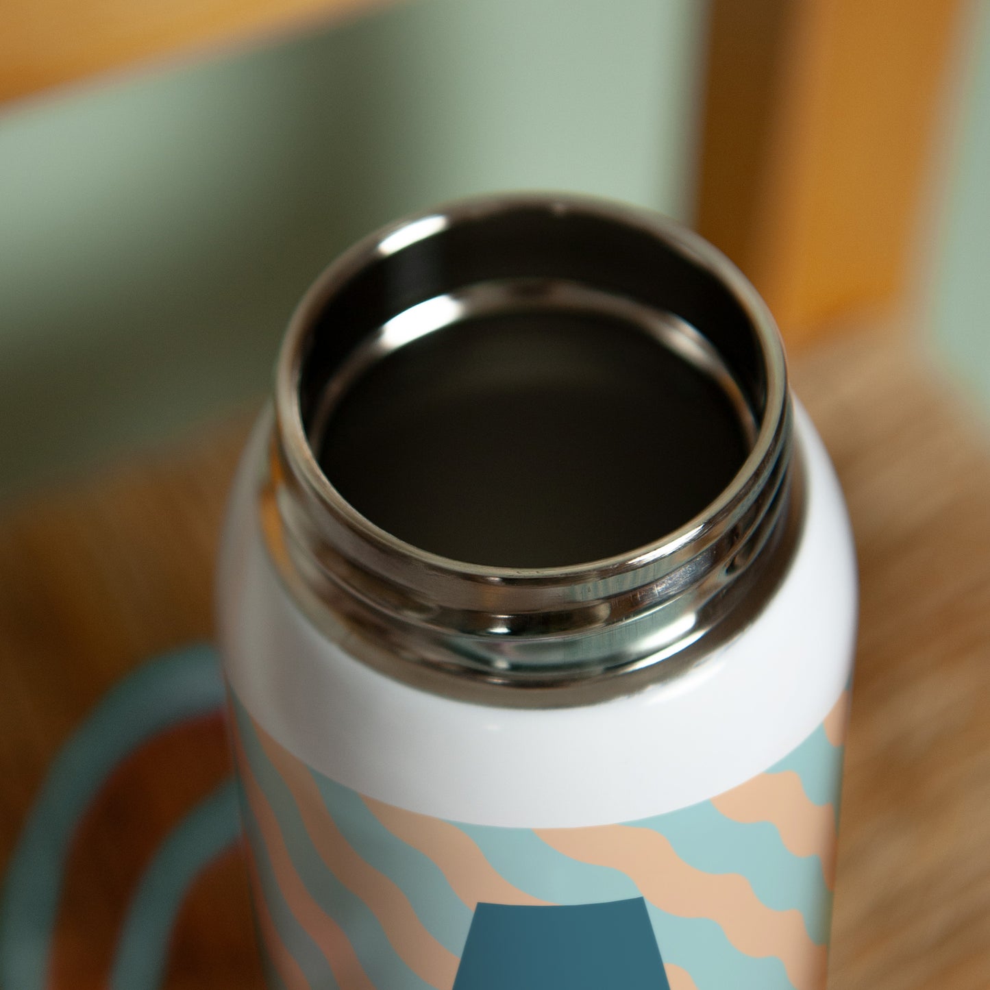 Gourde enfant Bleue, 32 cl Mon initiale d'amour bleu photo N° 5