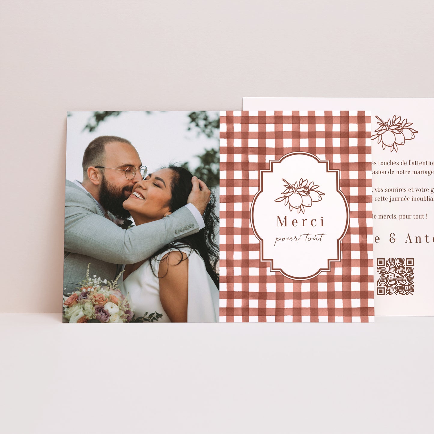 Remerciements Mariage Paysage Amour Bucolique photo N° 1
