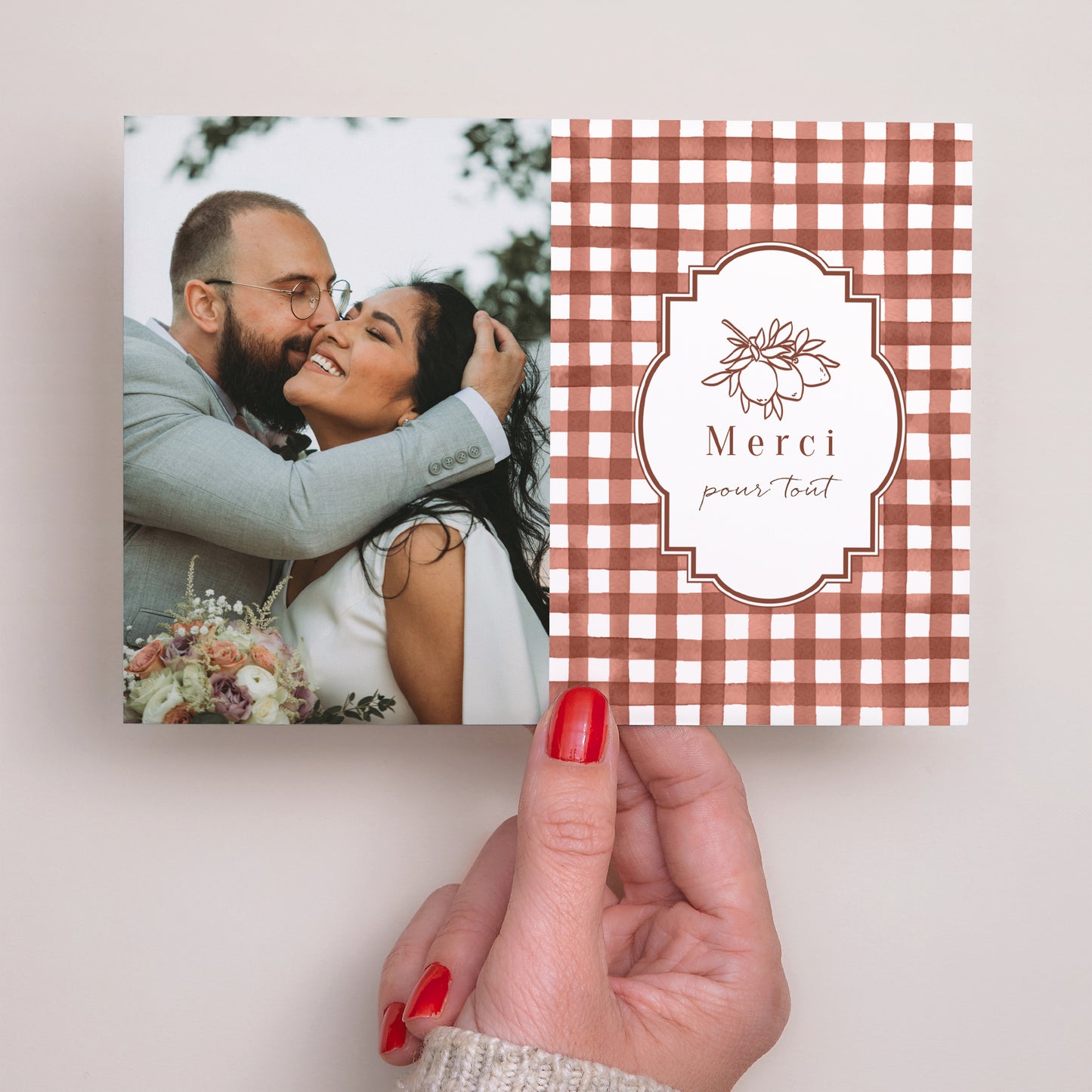 Remerciements Mariage Paysage Amour Bucolique photo N° 3