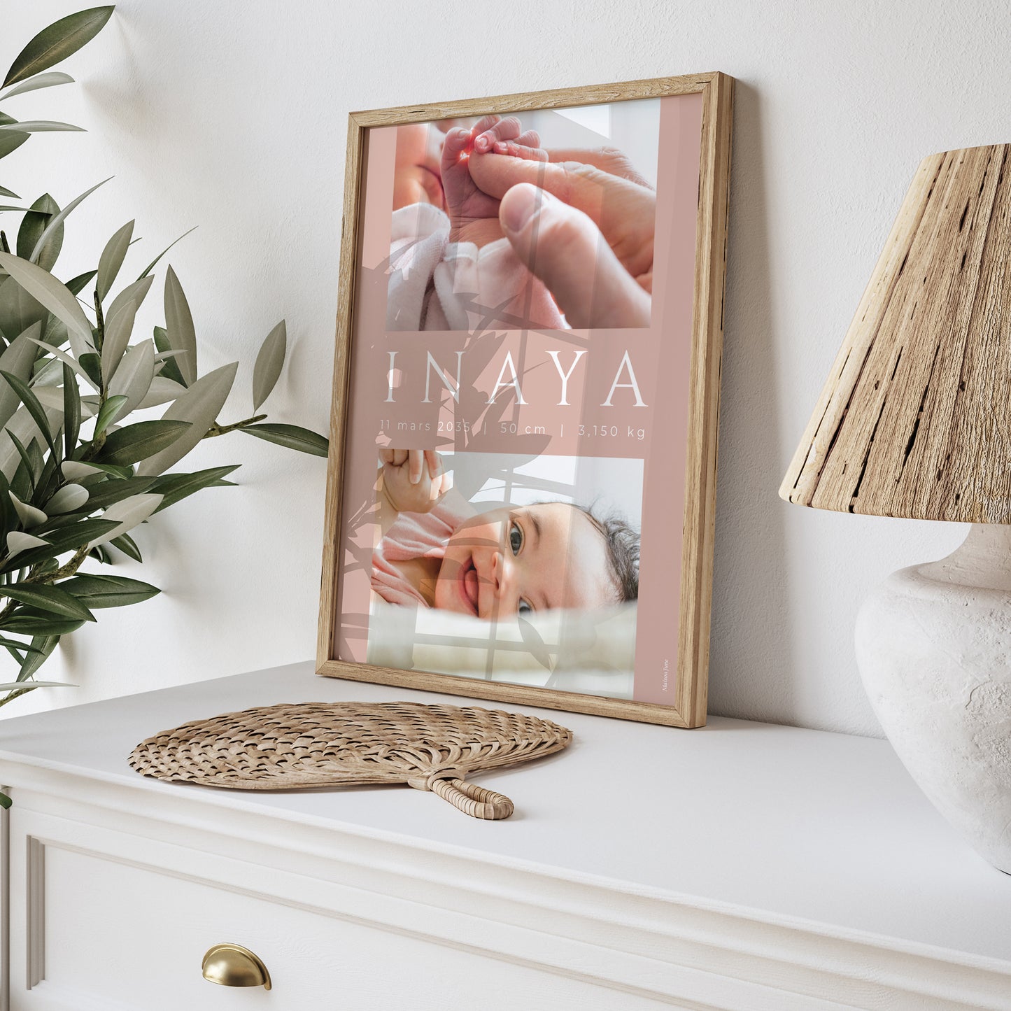 Affiche Naissance Portrait Objectif bonheur photo N° 5