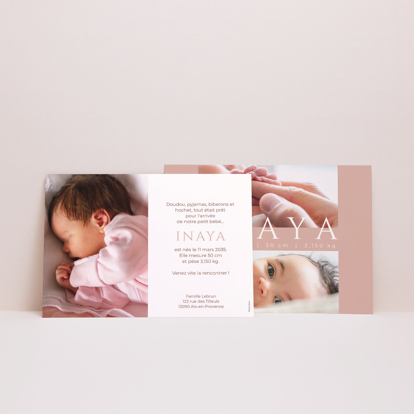 Faire-part Naissance Paysage Objectif bonheur photo N° 3