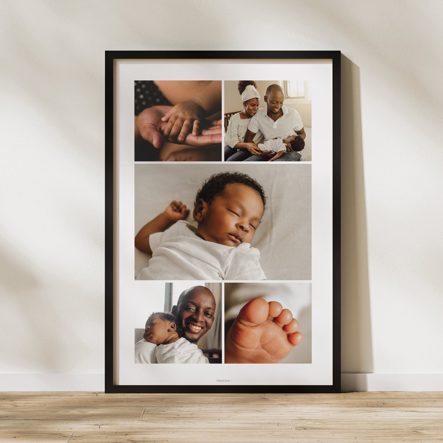 Affiche Naissance Portrait 60 x 90 cm Regards précieux photo N° 1