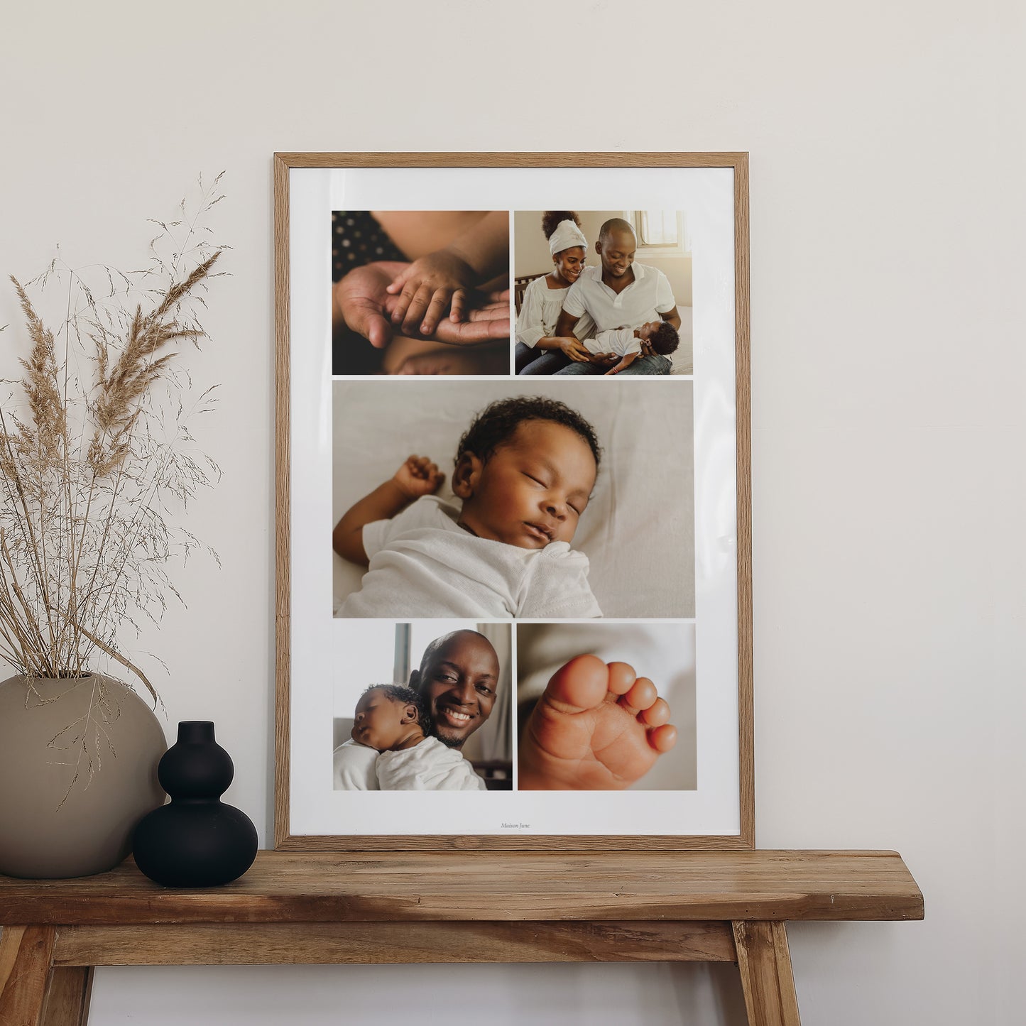 Affiche Naissance Portrait 60 x 90 cm Regards précieux photo N° 2