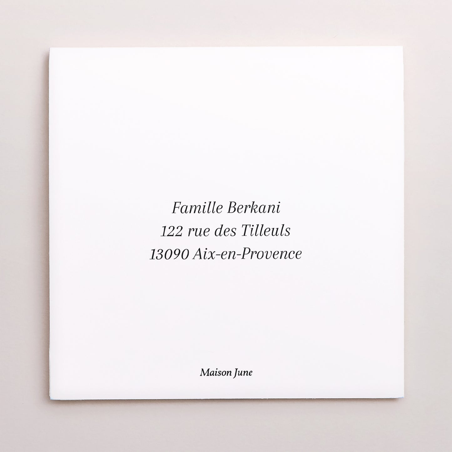 Remerciements Naissance Carré double volet demi-lune Sourires et câlins photo N° 3