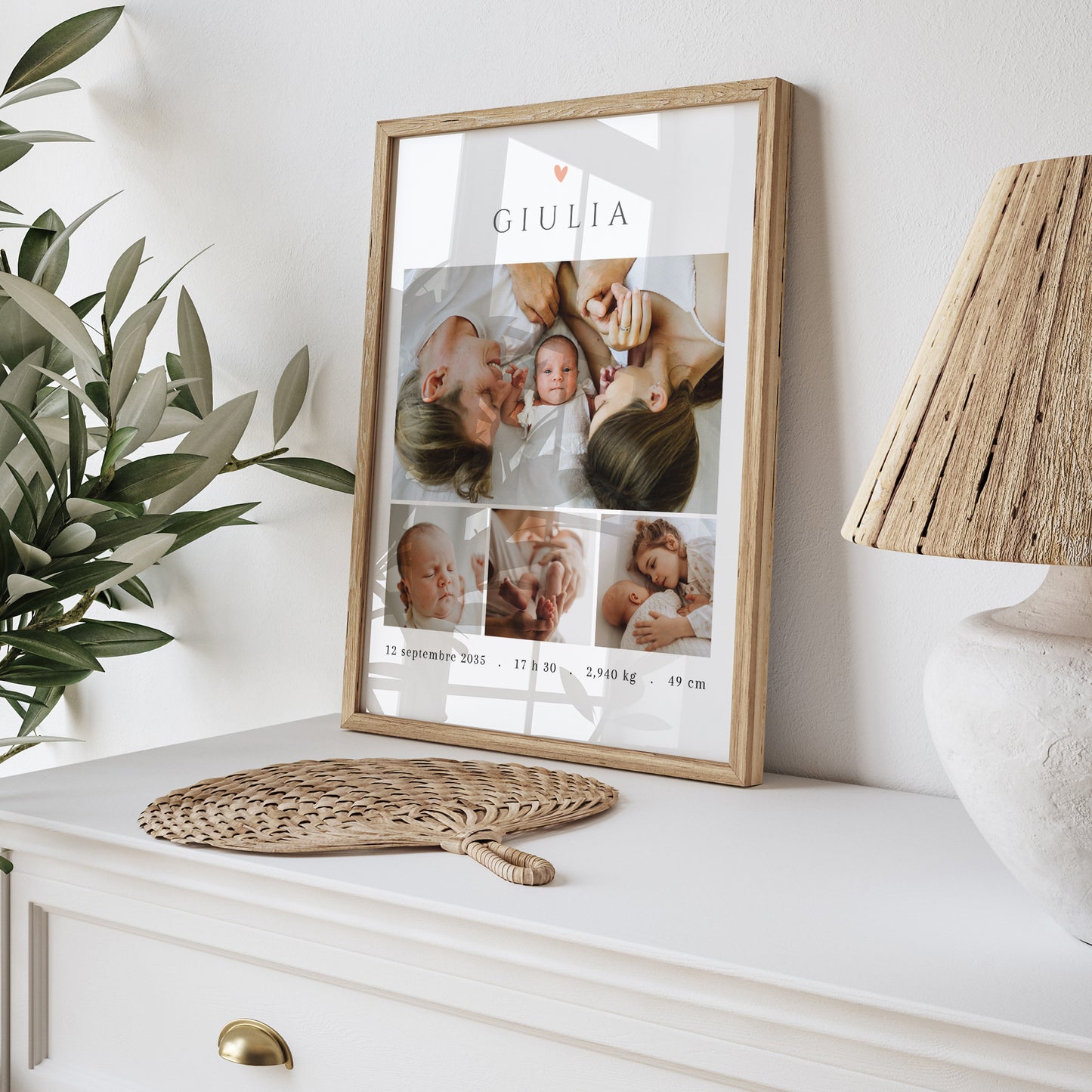 Affiche Naissance Portrait Souvenirs à chérir photo N° 5