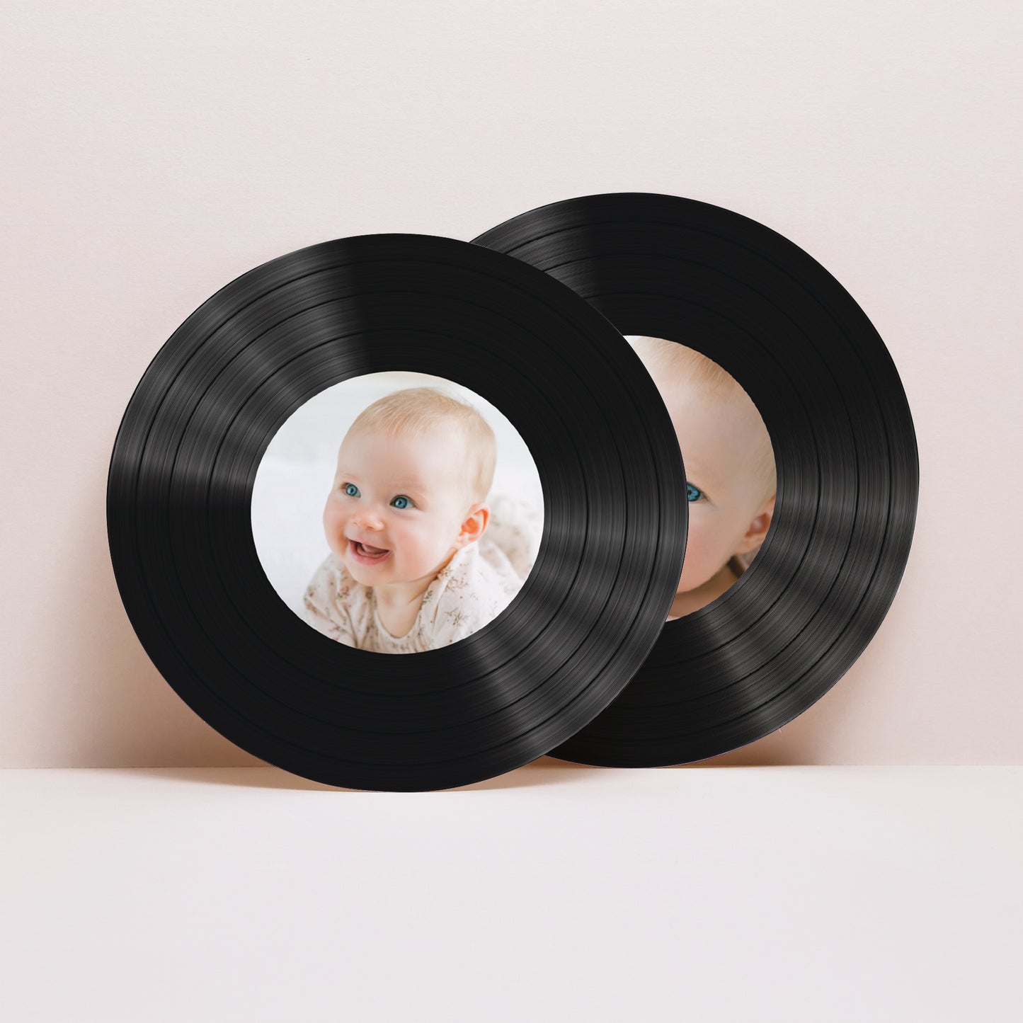 Faire-part Naissance Pochette disque Fragments de douceur photo N° 4