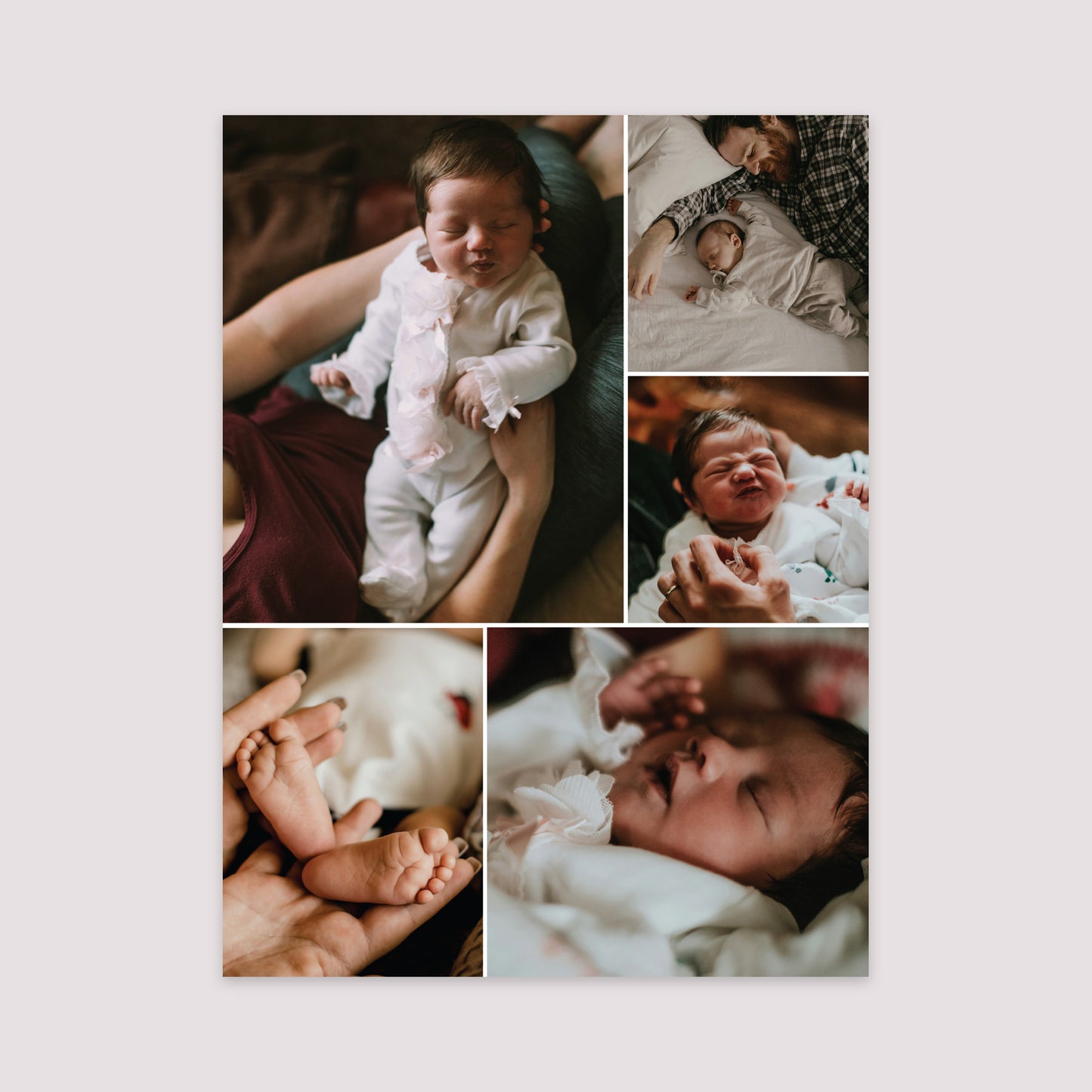 Affiche Naissance Portrait 30 x 40 cm Éclats de vie photo N° 2