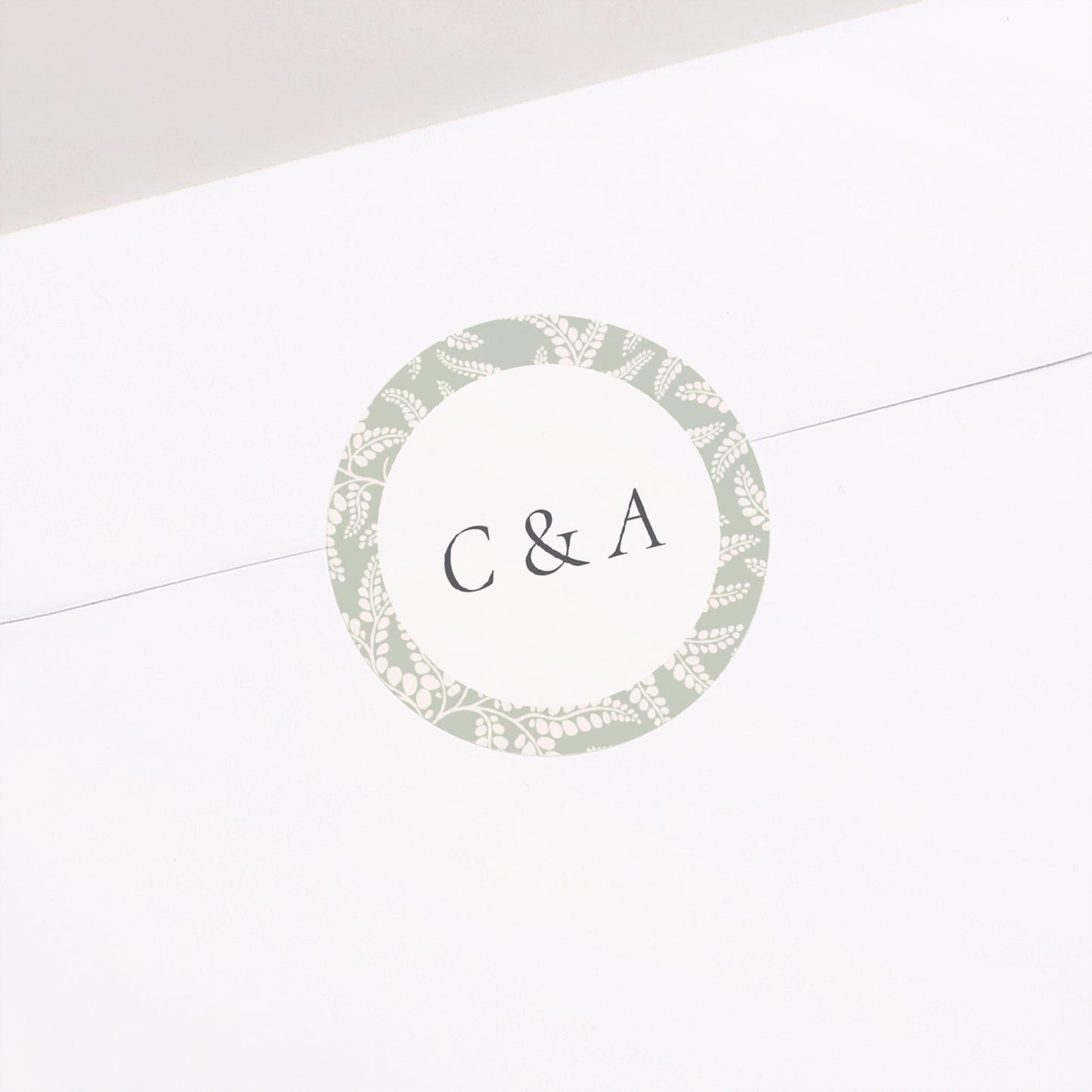 Sticker Mariage Rond Rêverie Romantique photo N° 1