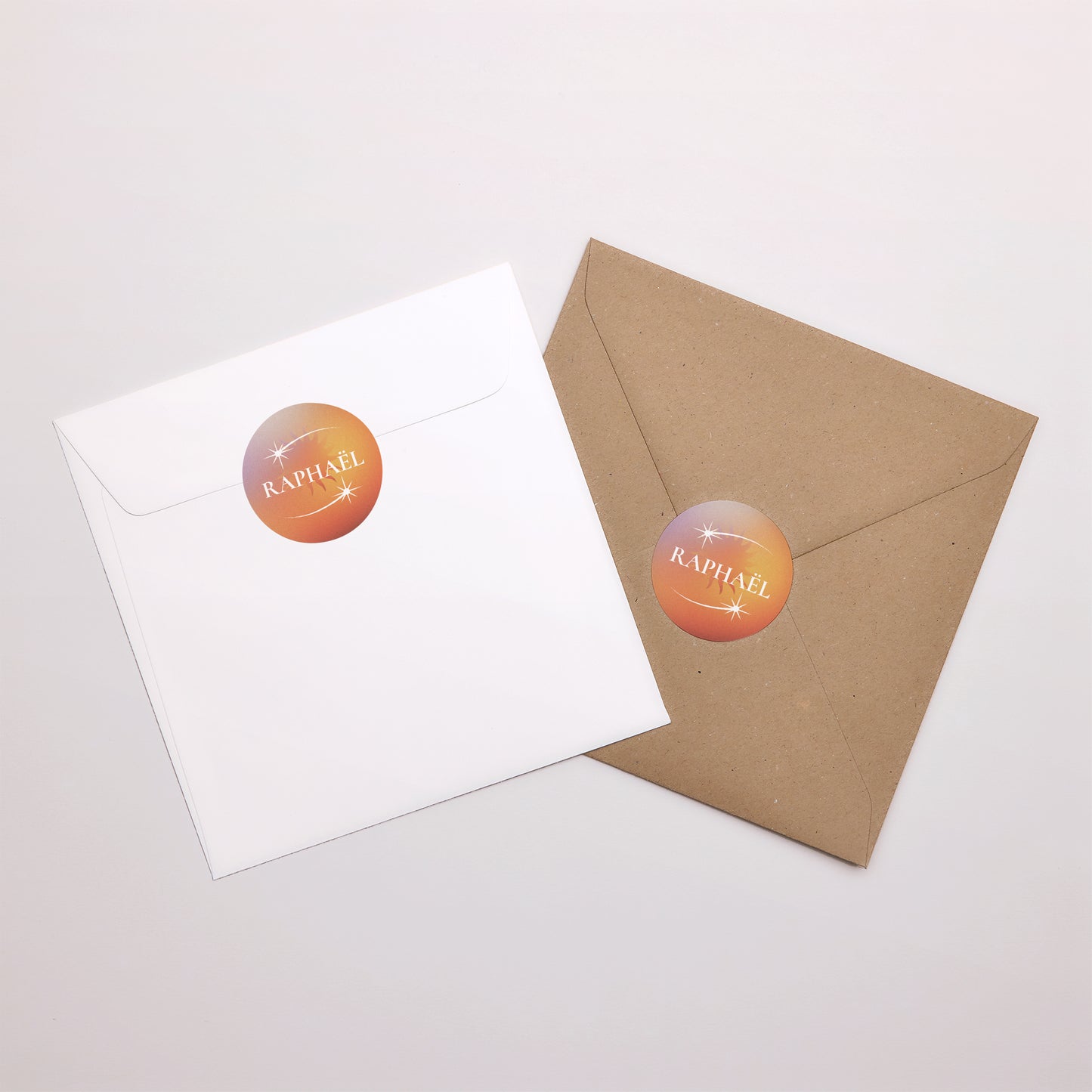 Sticker Naissance Rond Carte aventurier photo N° 3