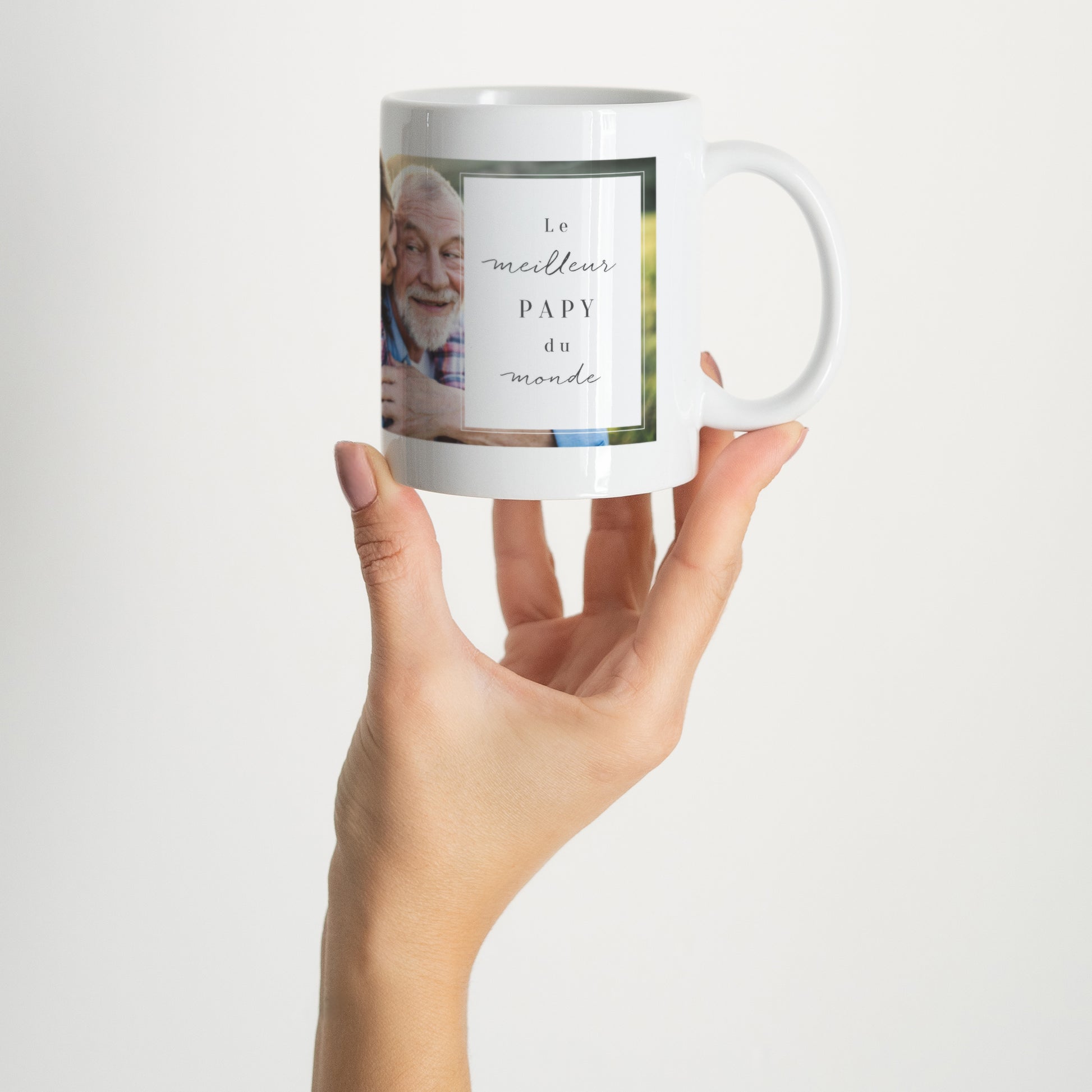 Mug Blanc Le meilleur papy du monde photo N° 2