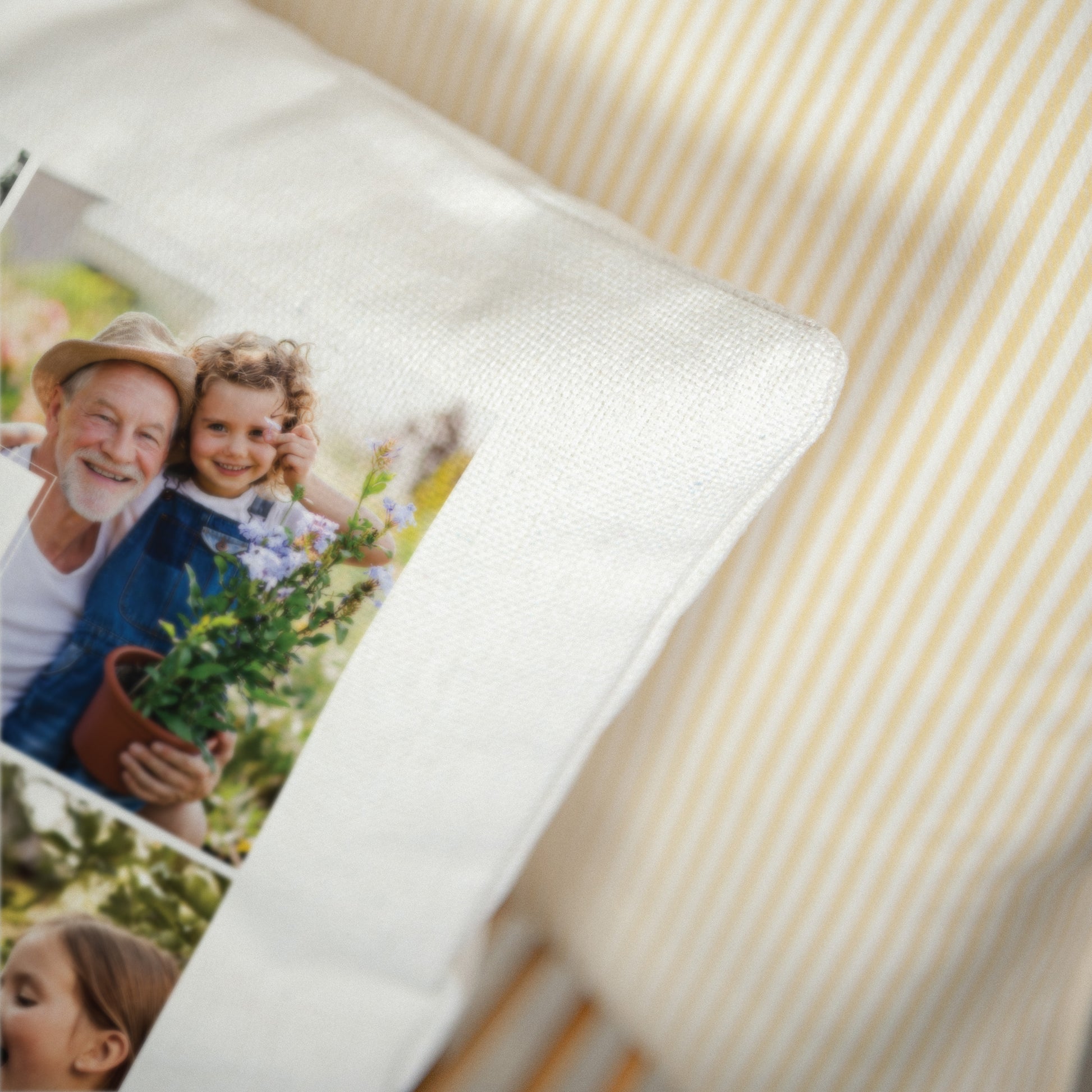 Coussin Beige naturel Le meilleur papy du monde photo N° 3