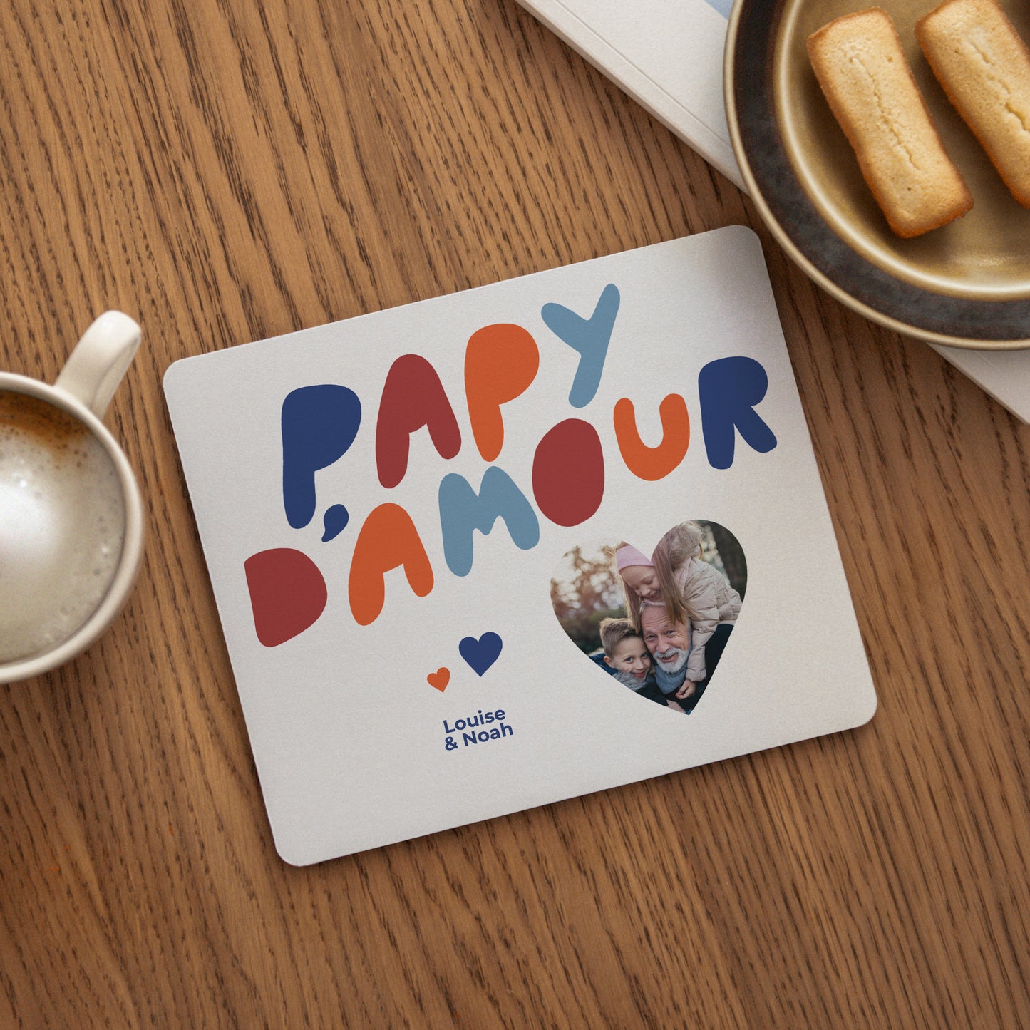 Tapis de souris Rectangle love colors II photo N° 1