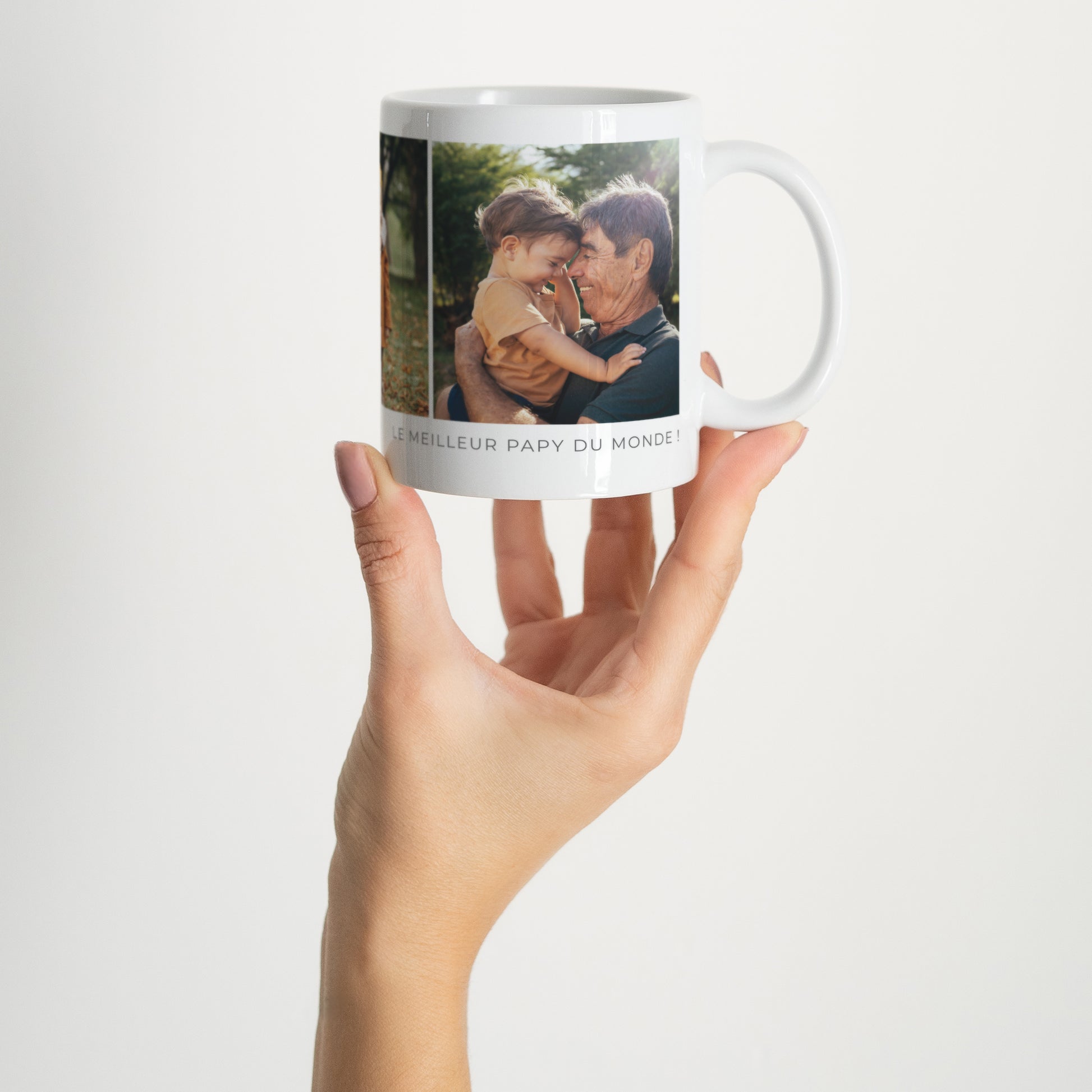 Mug Blanc Fête des grands-pères photo N° 2