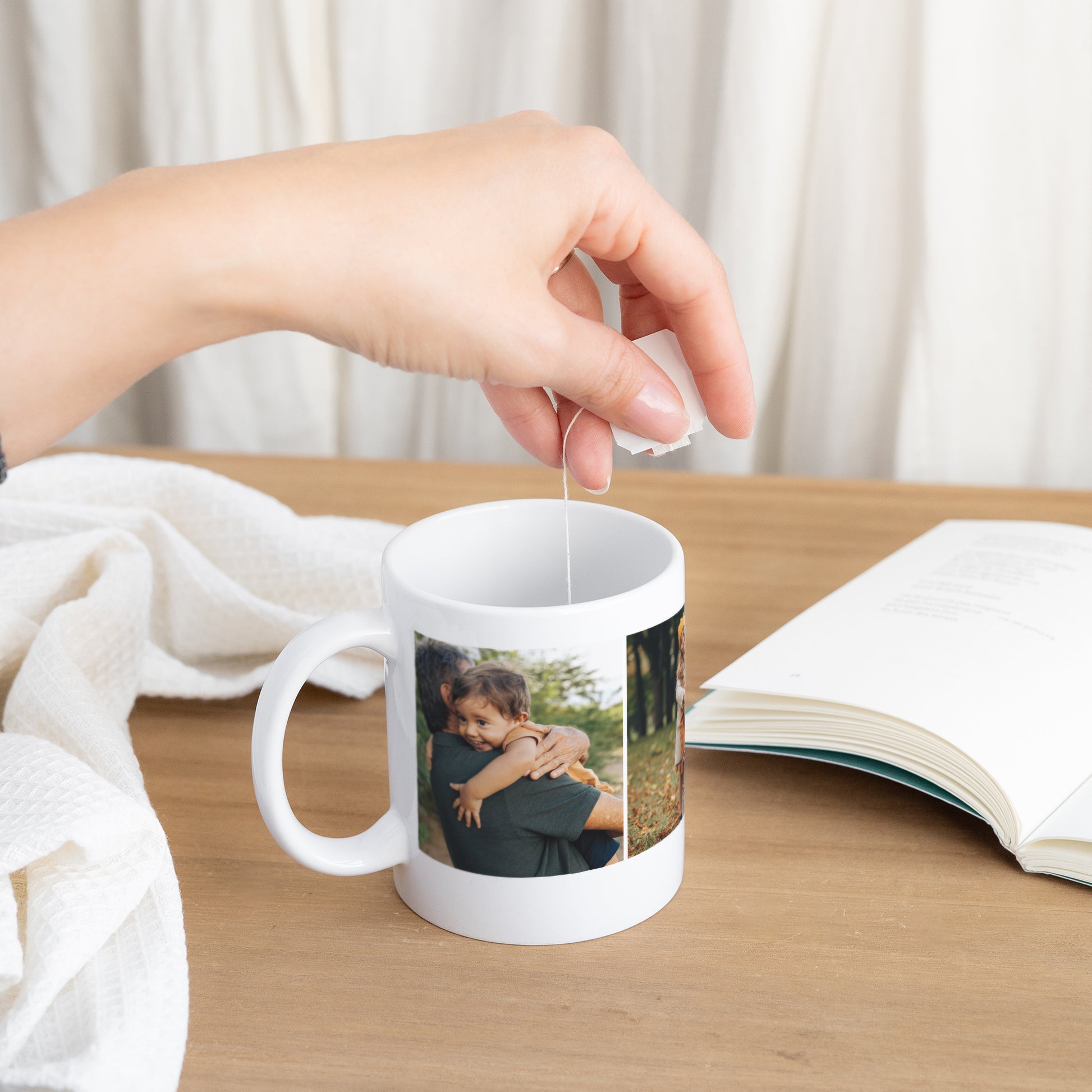 Mug Blanc Fête des grands-pères photo N° 3