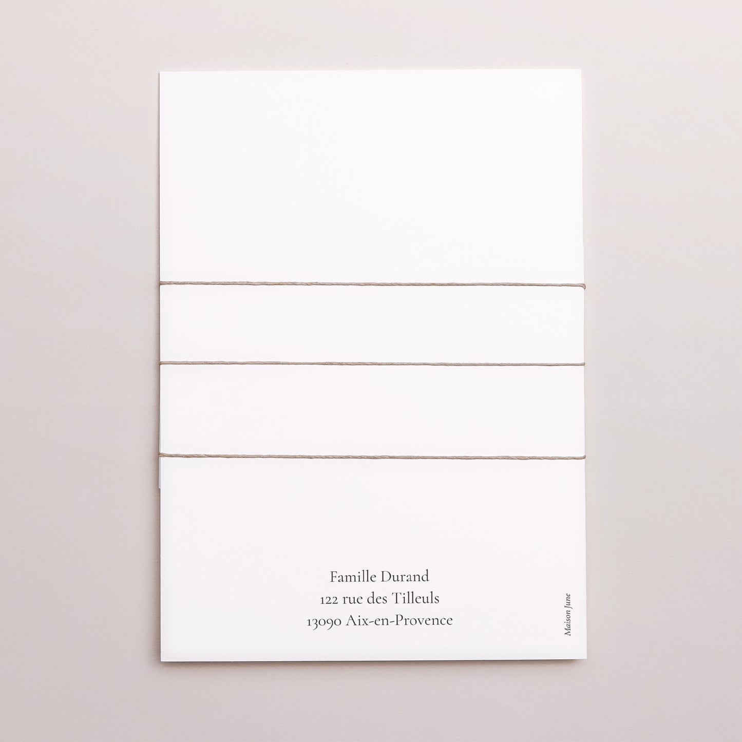 Faire-part Naissance 3 cartes, ruban Souffle de Tendresse photo N° 4
